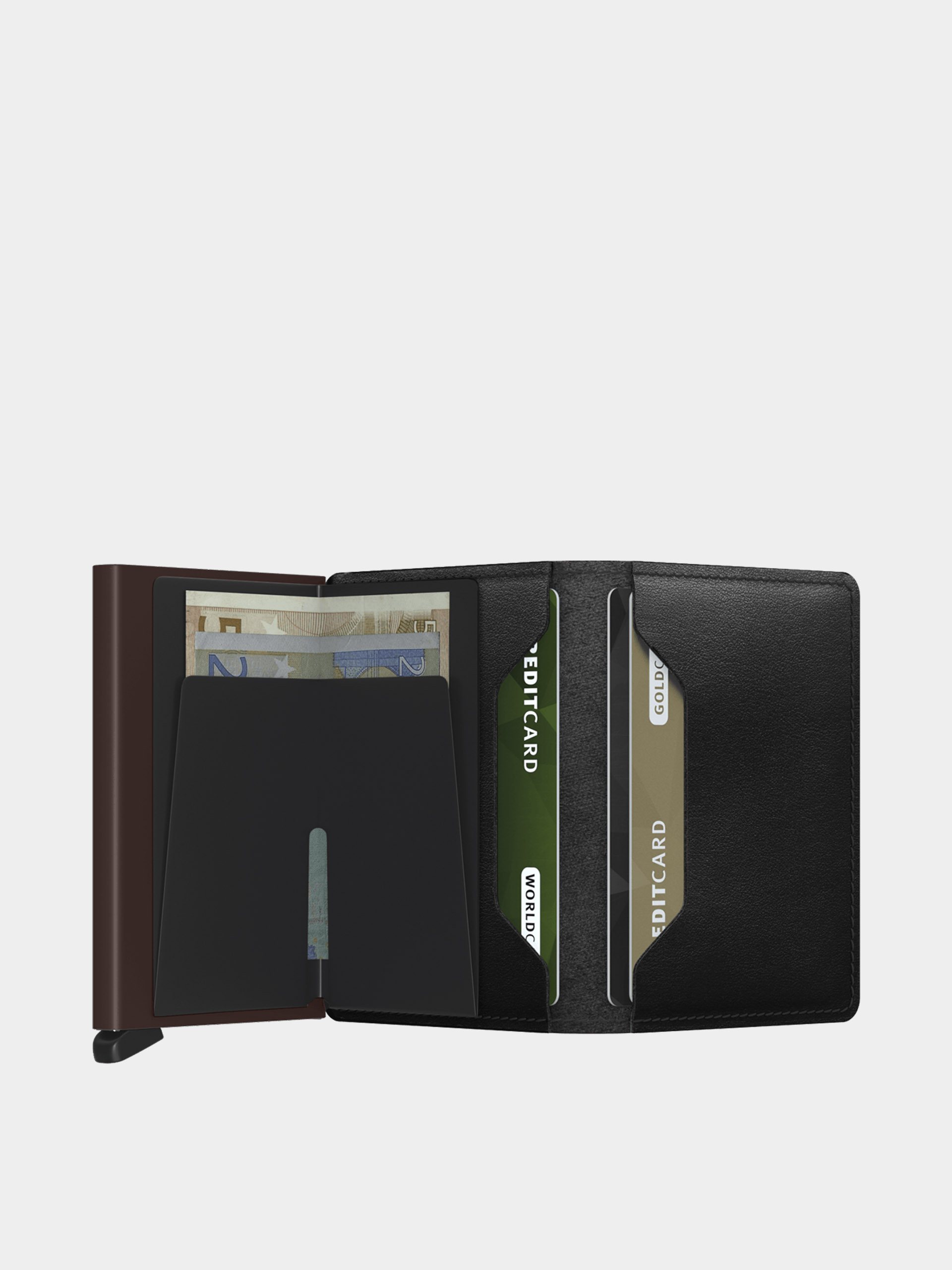 Гаманець Secrid Slimwallet (original black/brown)