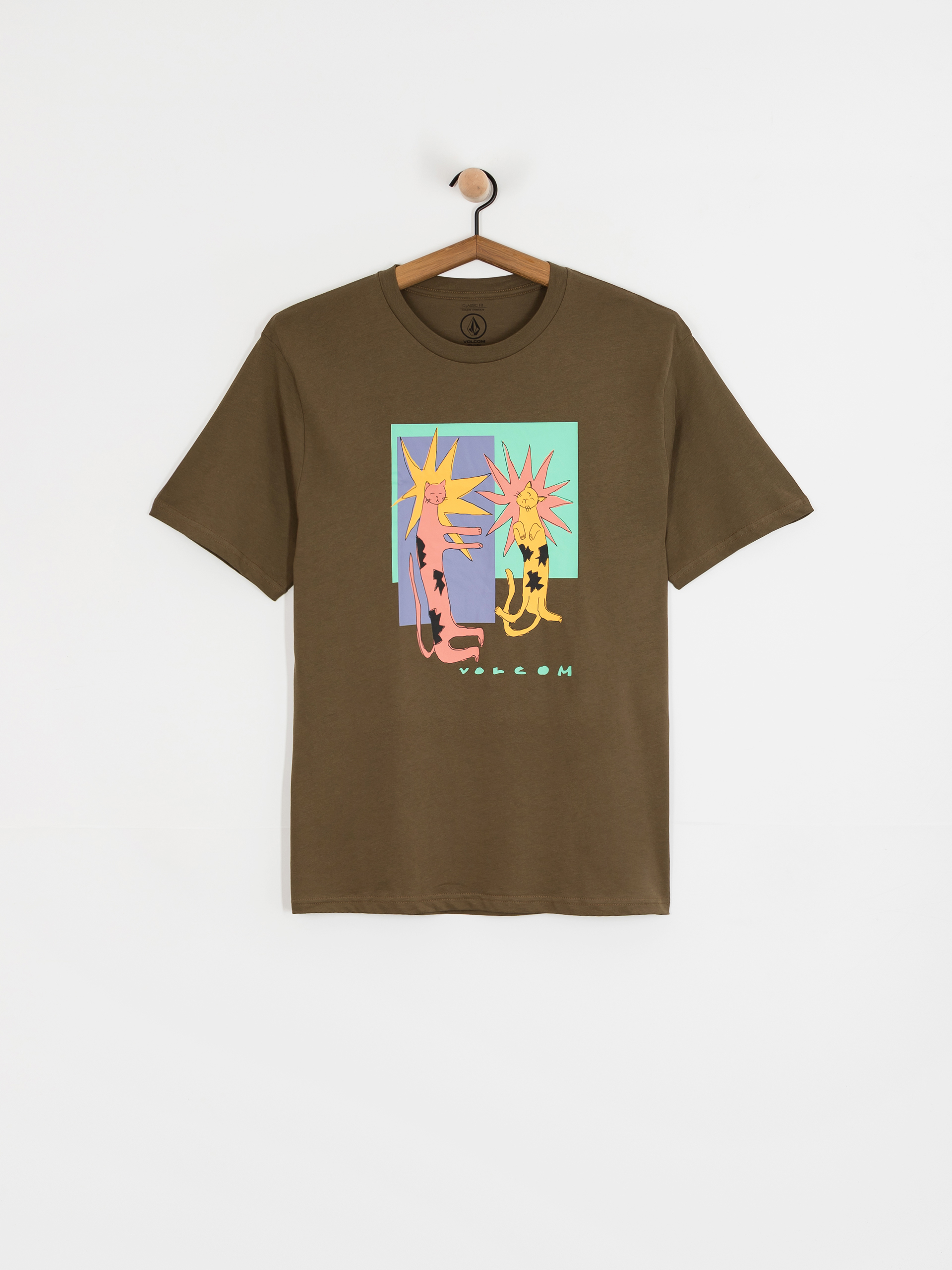 Футболка Volcom Longo Cats Bsc (sage leaf)
