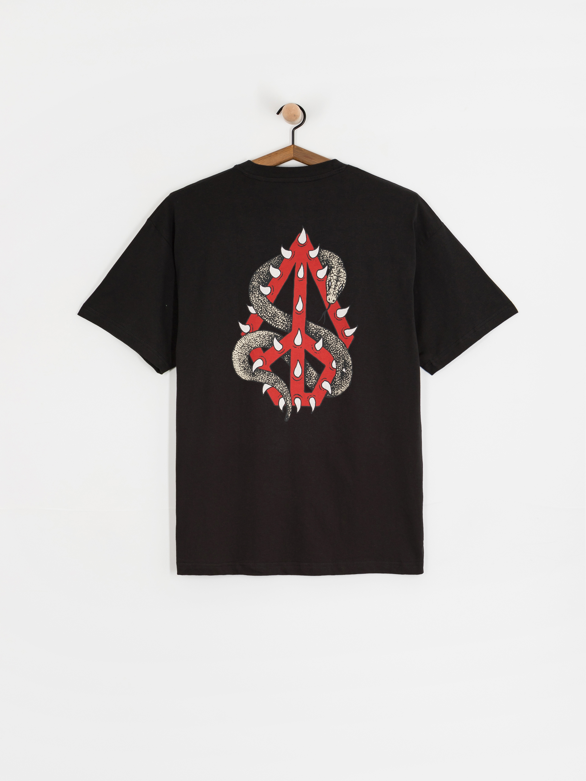 Футболка Volcom Snake Peace Lse (black)