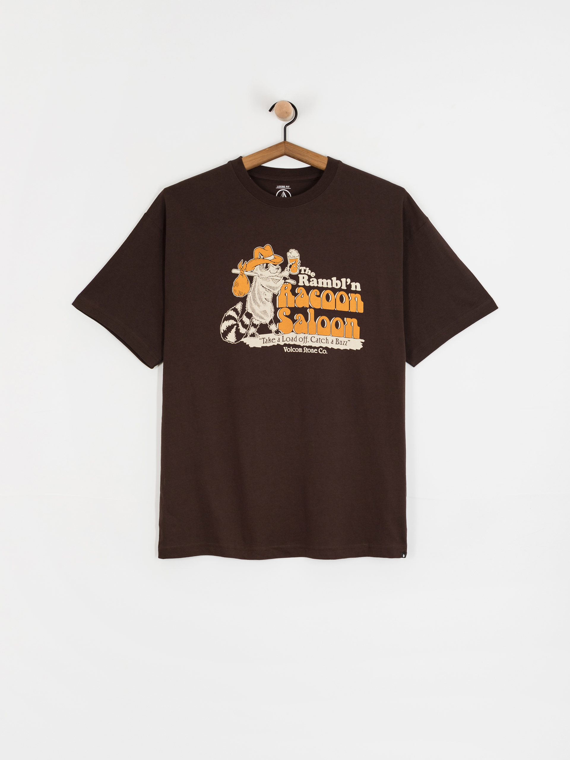 Футболка Volcom Racoon Lse (cacao)