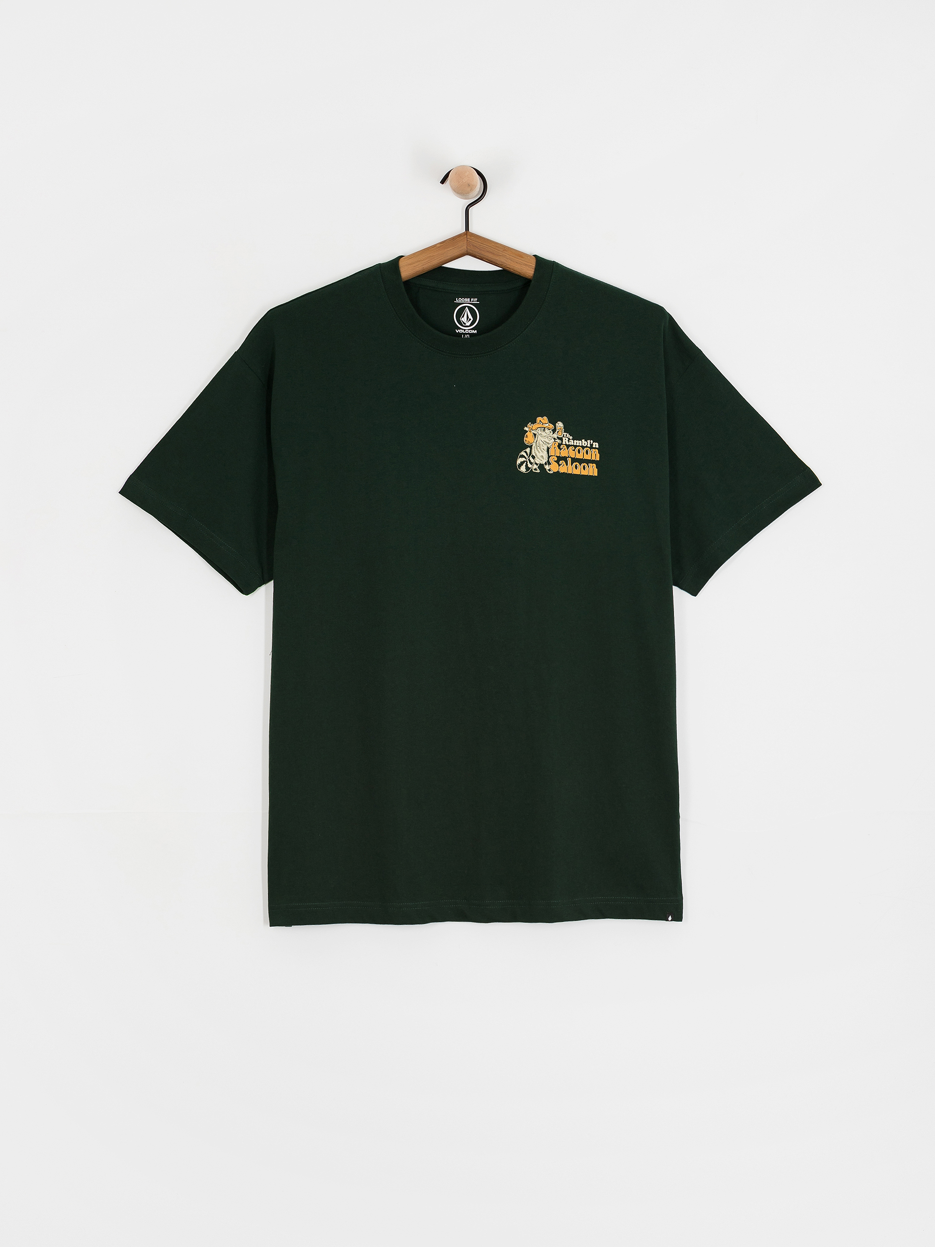 Футболка Volcom Racoon Lse (scarab)