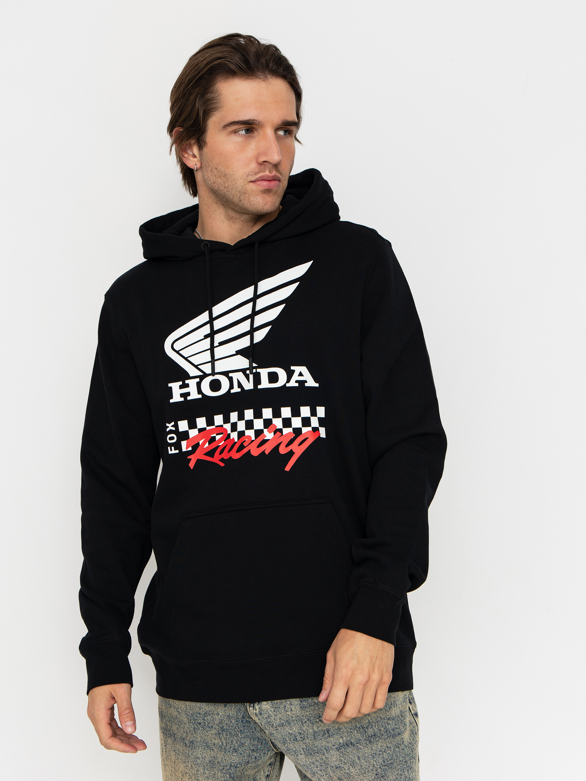 もち Кофта Adidas Originals ESSENTIALS FZHD | Колір: чорний | купити в