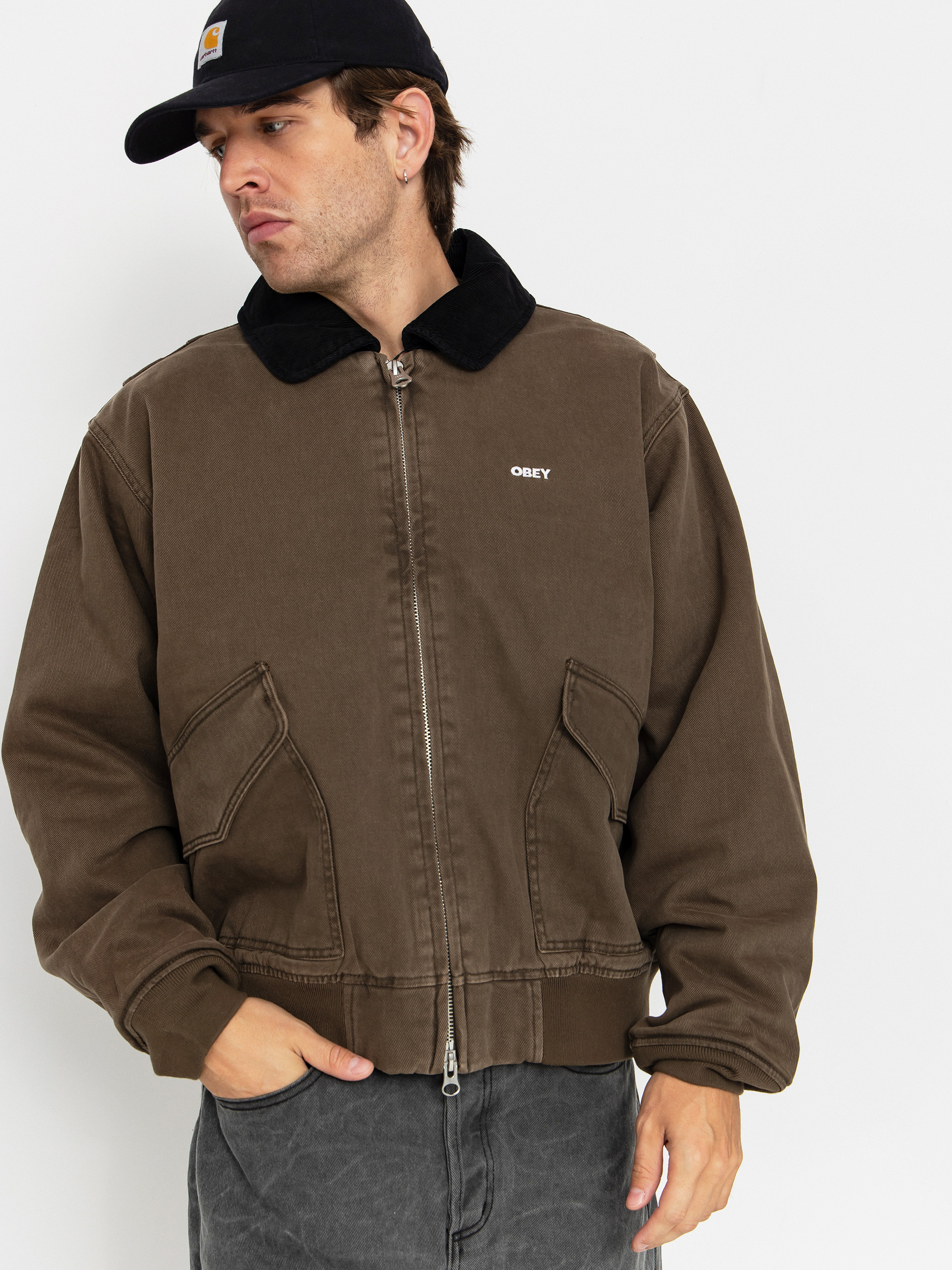 Куртка OBEY Fade Wash Cwu (wren faded wash)