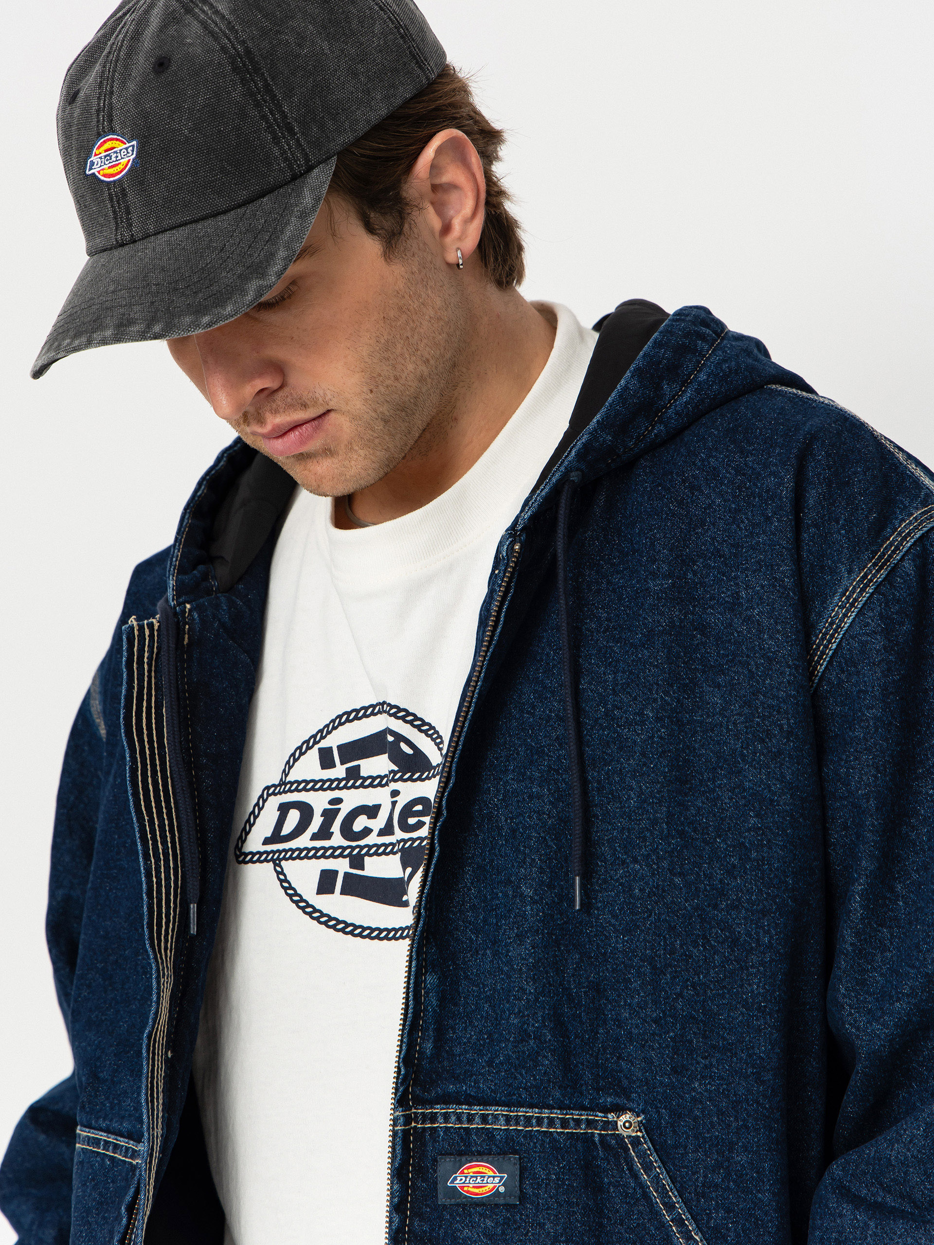 Куртка Dickies Hilham Hooded (dark indigo)