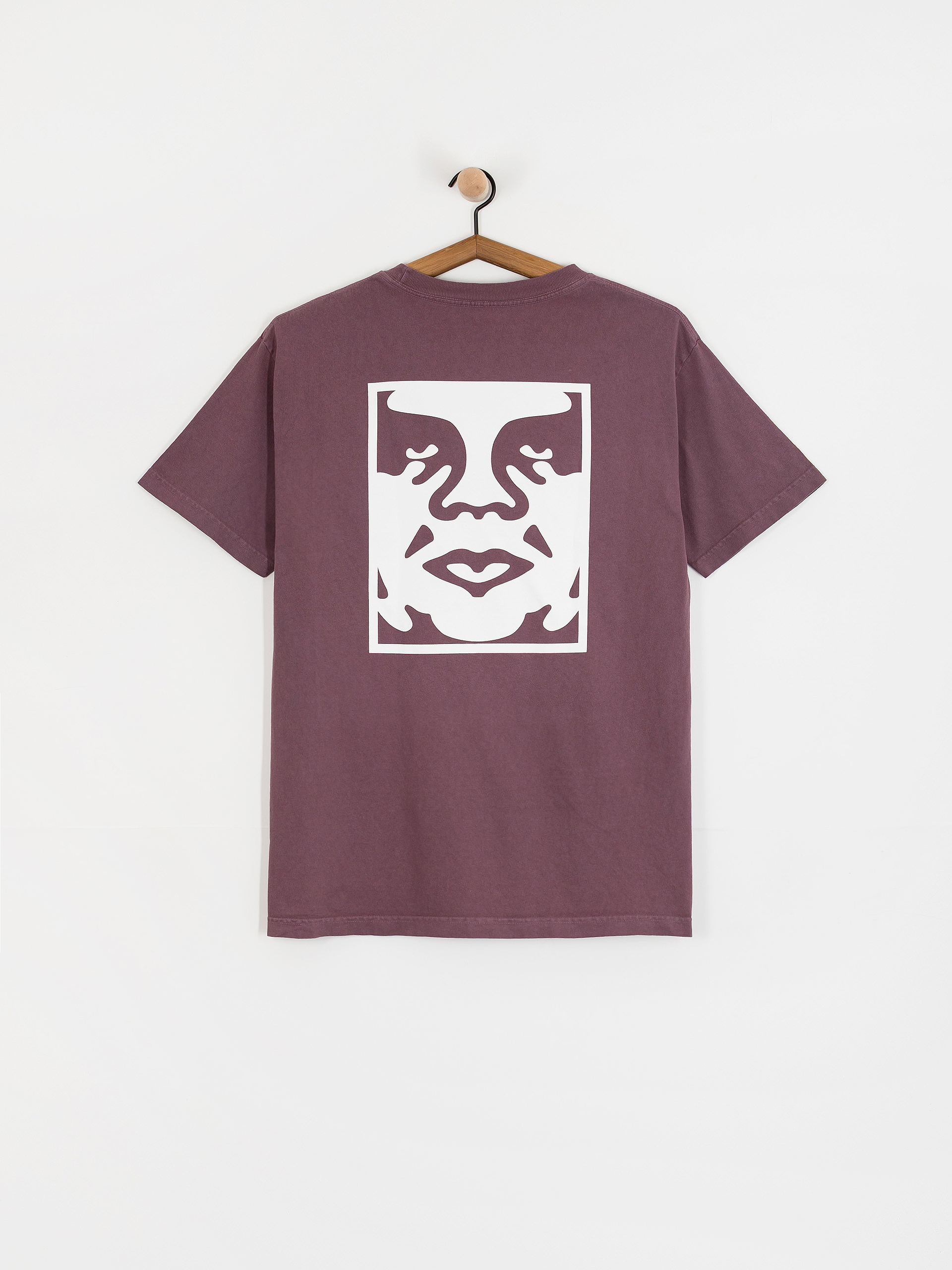 Футболка OBEY Obey Bold Icon Face (pigment plum perfect)
