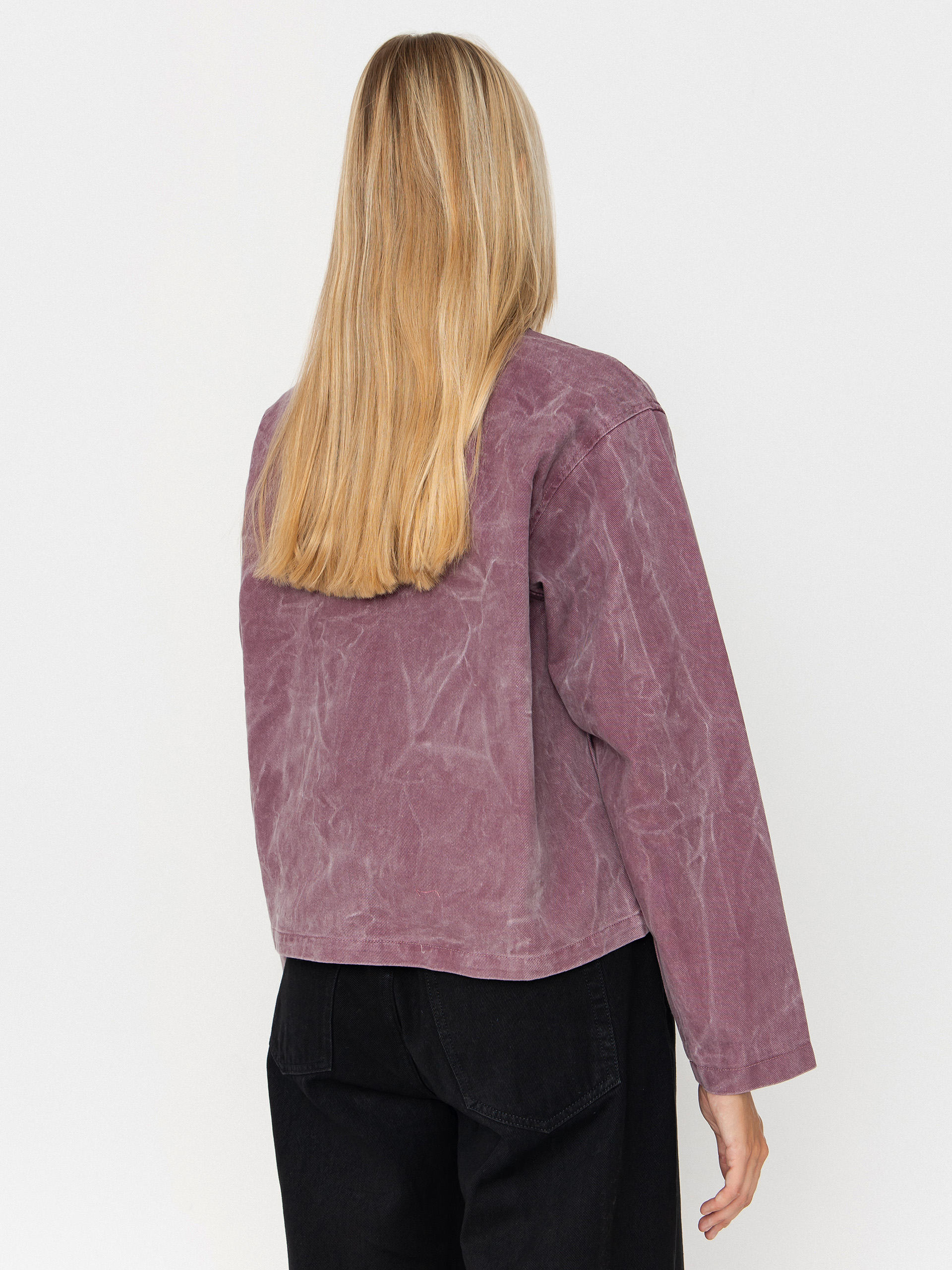 Куртка OBEY Donovan Zip Wmn (tulip wrinkle wash)