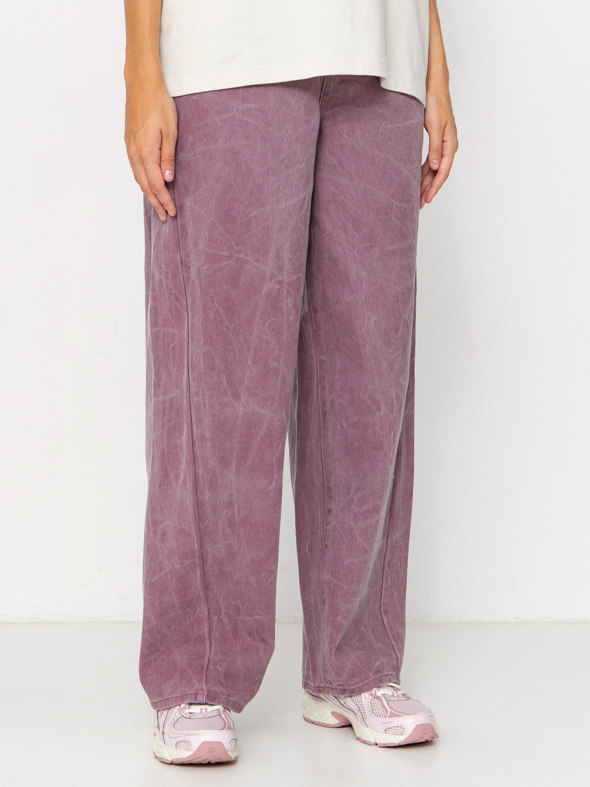 Штани OBEY Donovan 5 Pocket Wmn (tulip wrinkle wash)