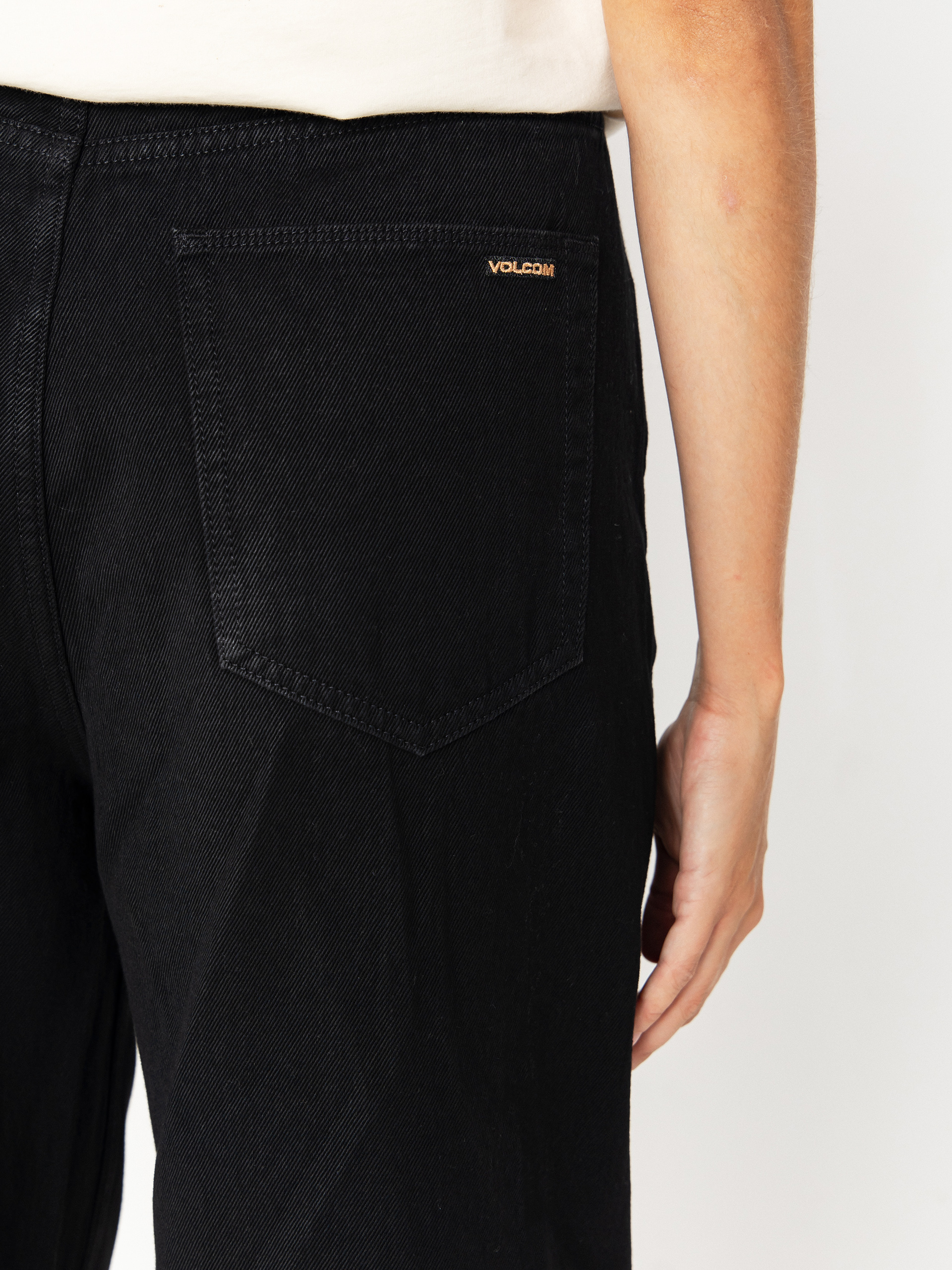 Штани Volcom Beeggy Denim Wmn (black combo)