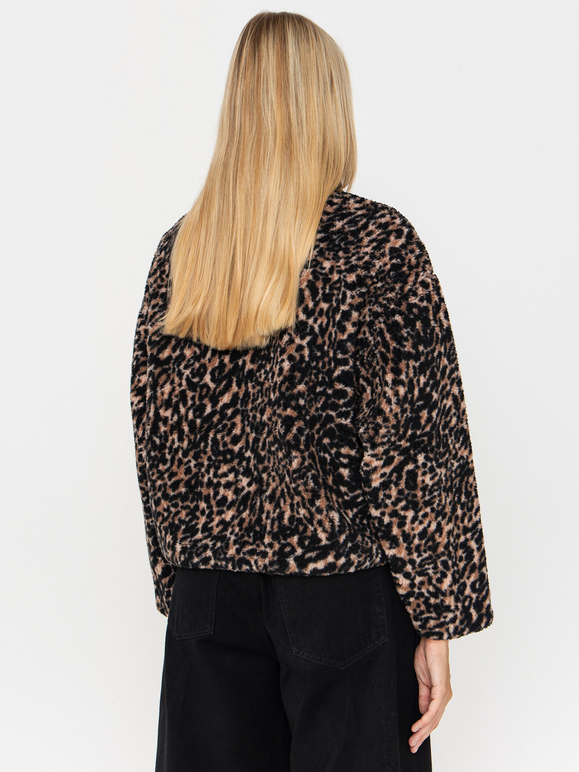 Світшот Volcom Wylding Out Sherpa Wmn (animal print)