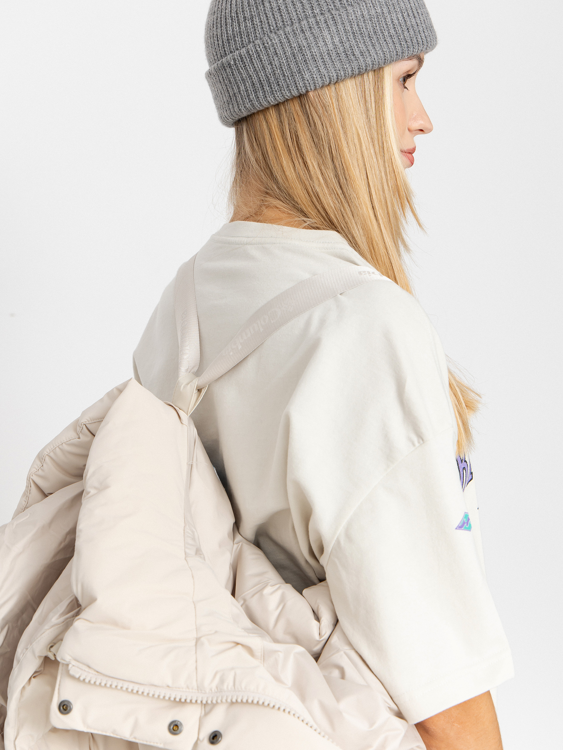 Куртка Columbia Amaze Puff Hooded Wmn (dark stone)