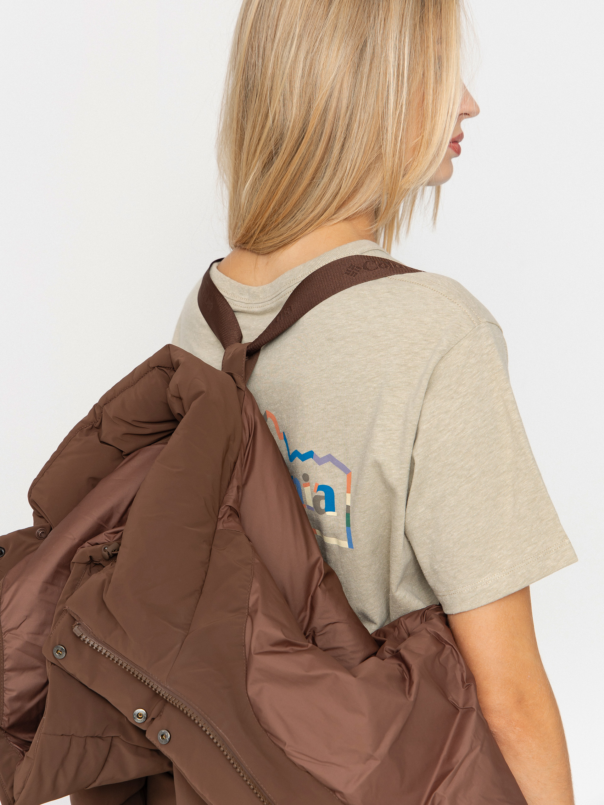 Куртка Columbia Amaze Puff Hooded Wmn (tobacco)