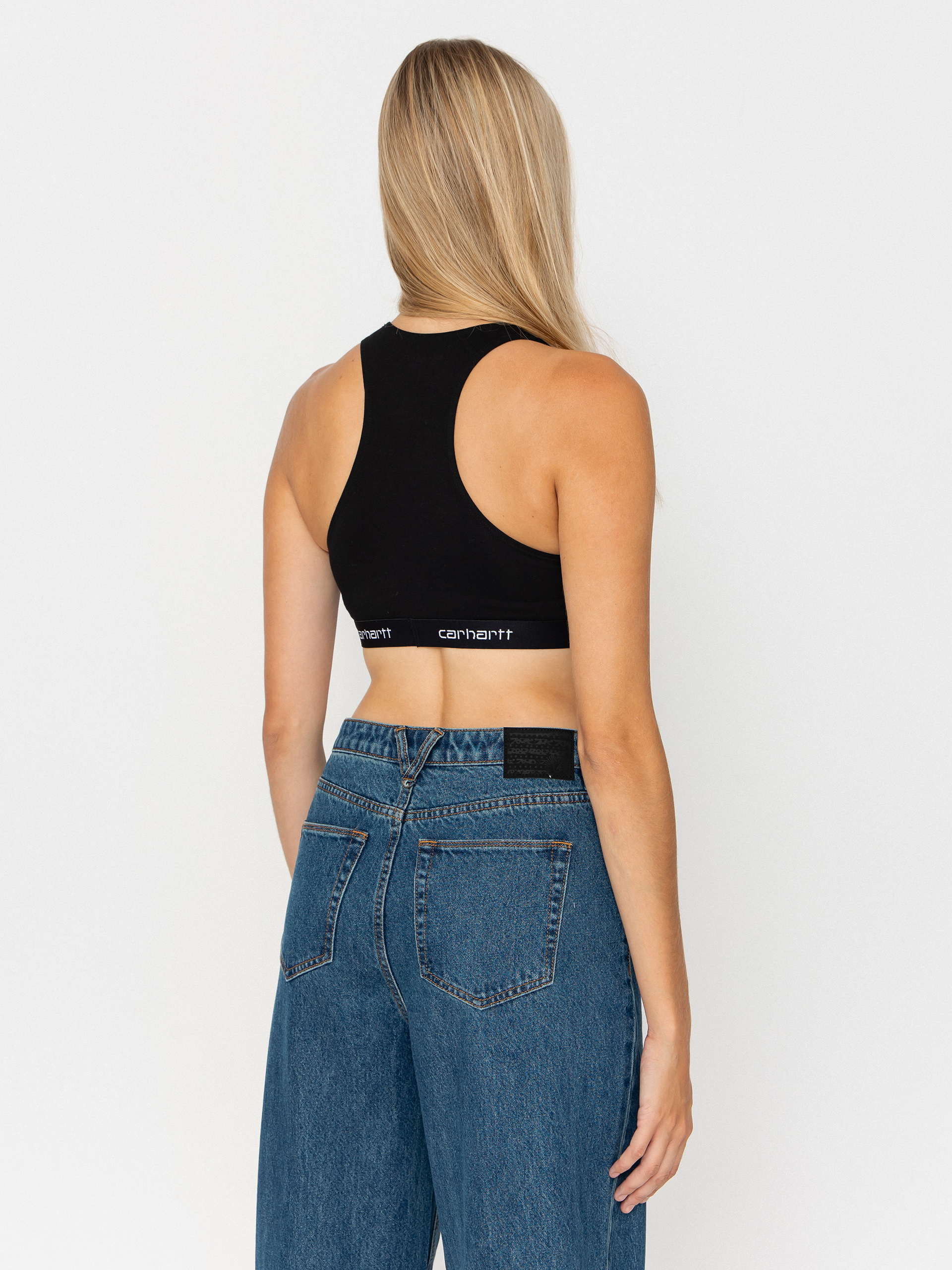  Футболка Carhartt WIP Script Racer Wmn (black)