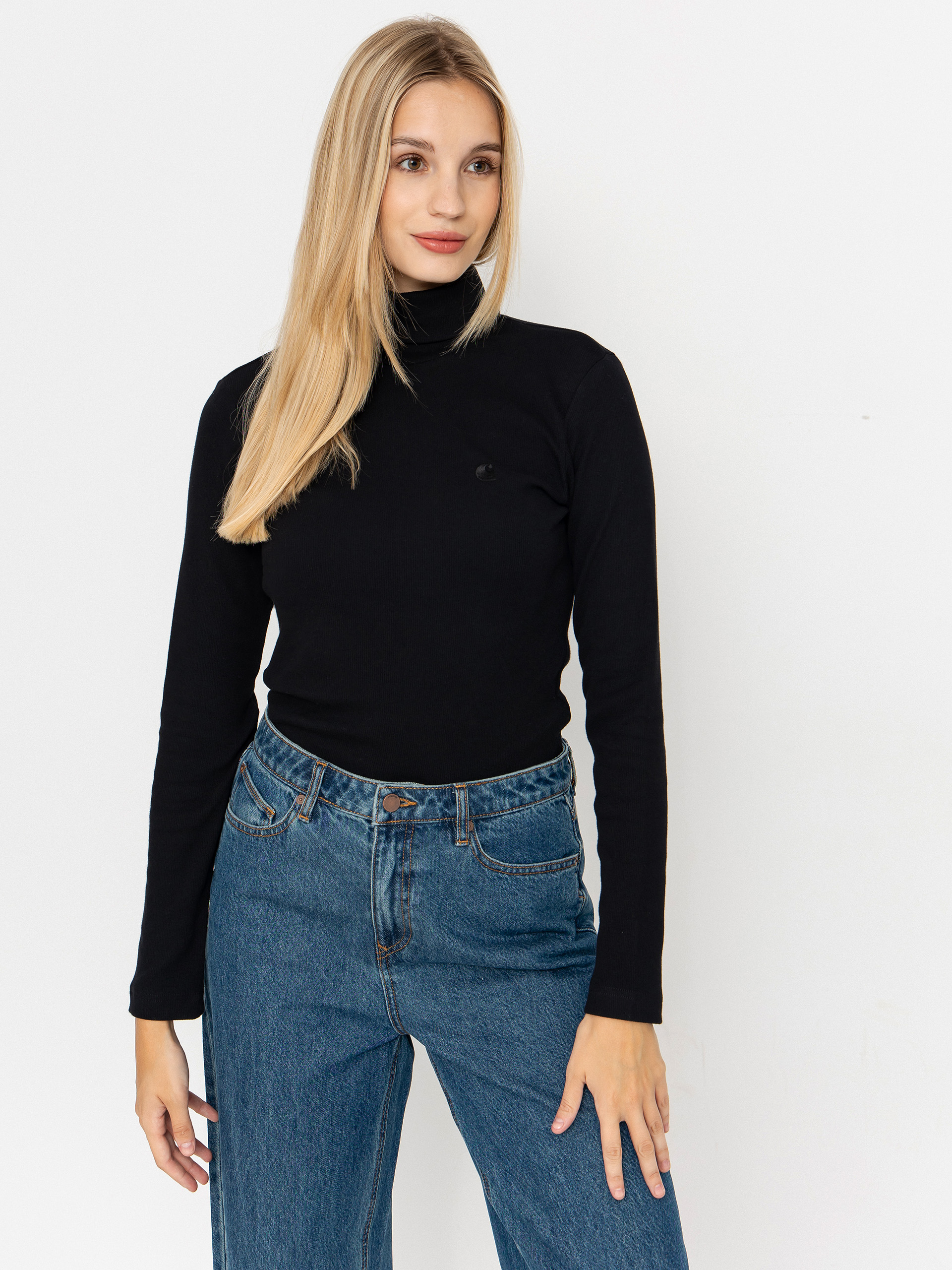 Лонгслів Carhartt WIP Philipa Mockneck Wmn (black)