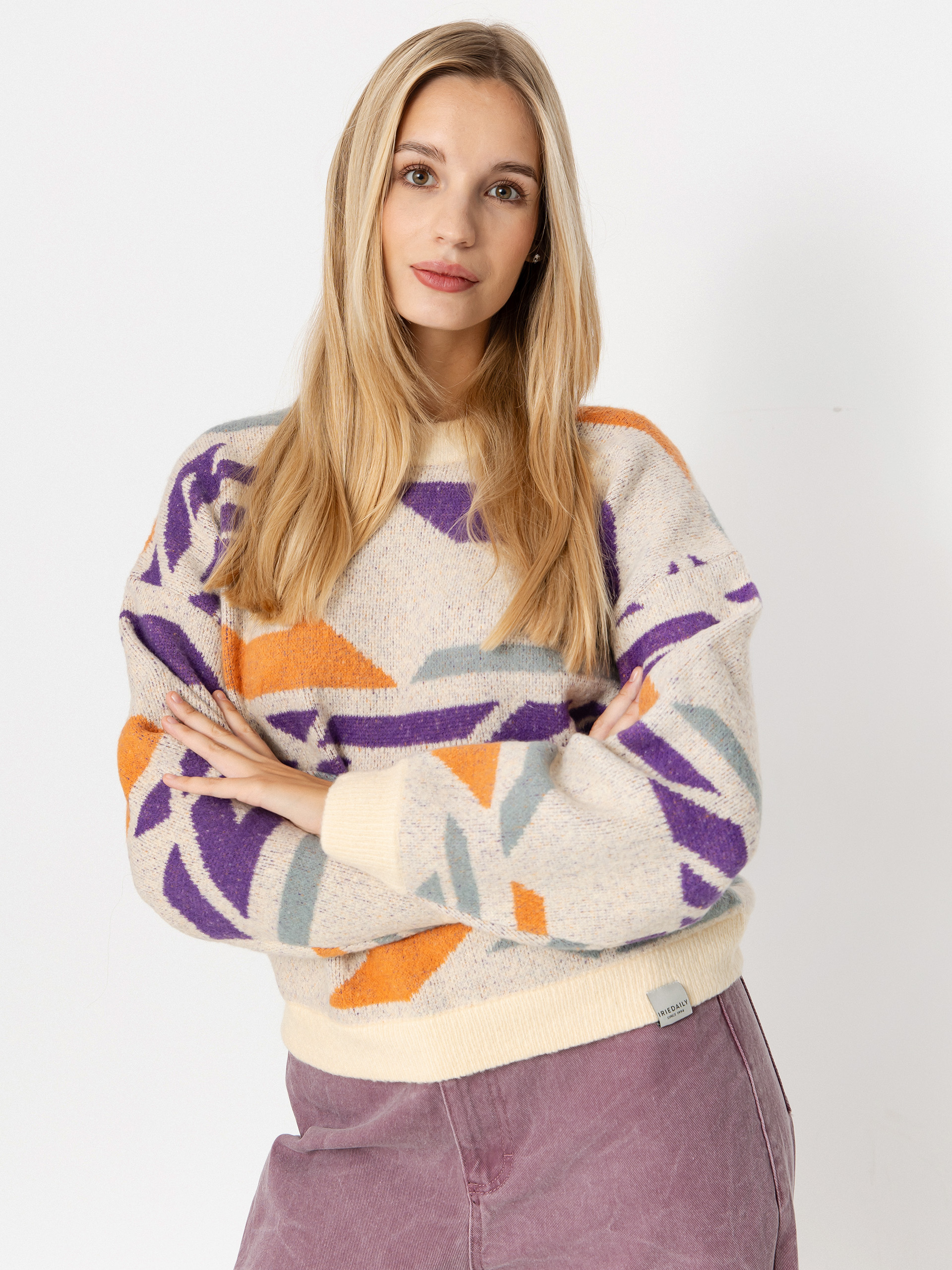 u0421u0432u0435u0442u0440 Iriedaily Boxy Fluff Wmn (chalk)