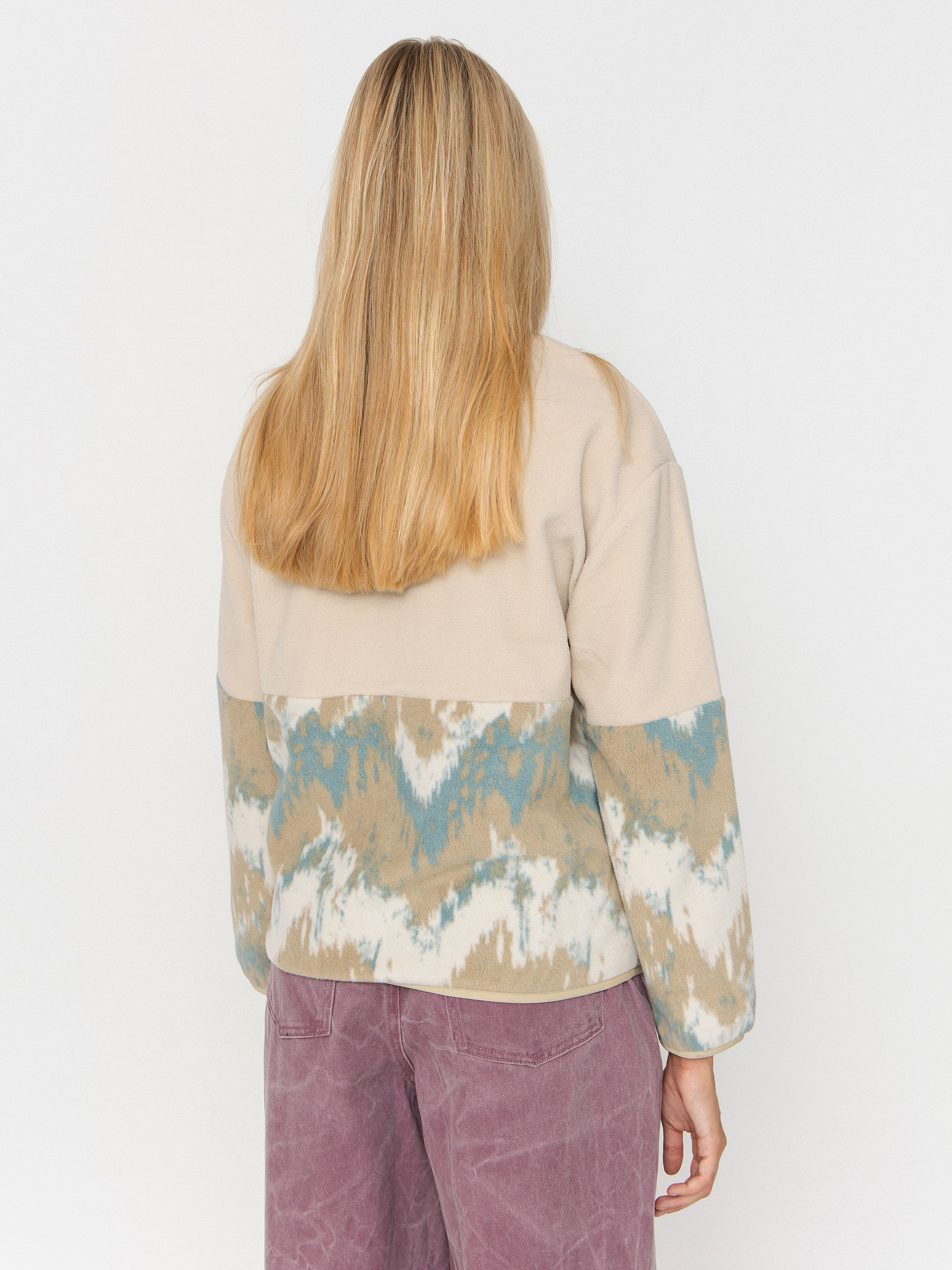 Жіночий Флісовий светр Iriedaily Half Indi Troyer (khaki grey)