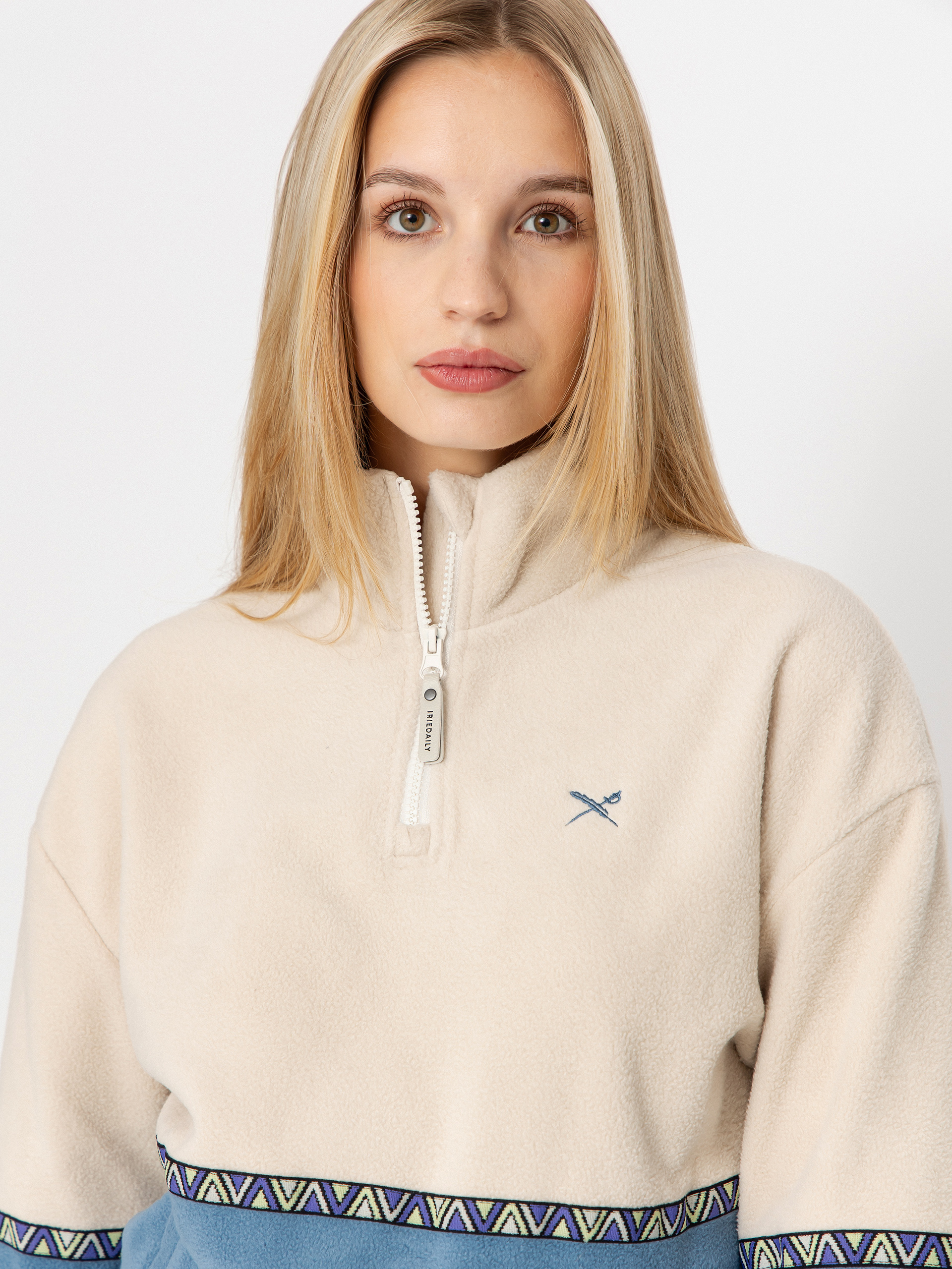 Жіночий Флісовий светр Iriedaily Holina (grey blue)