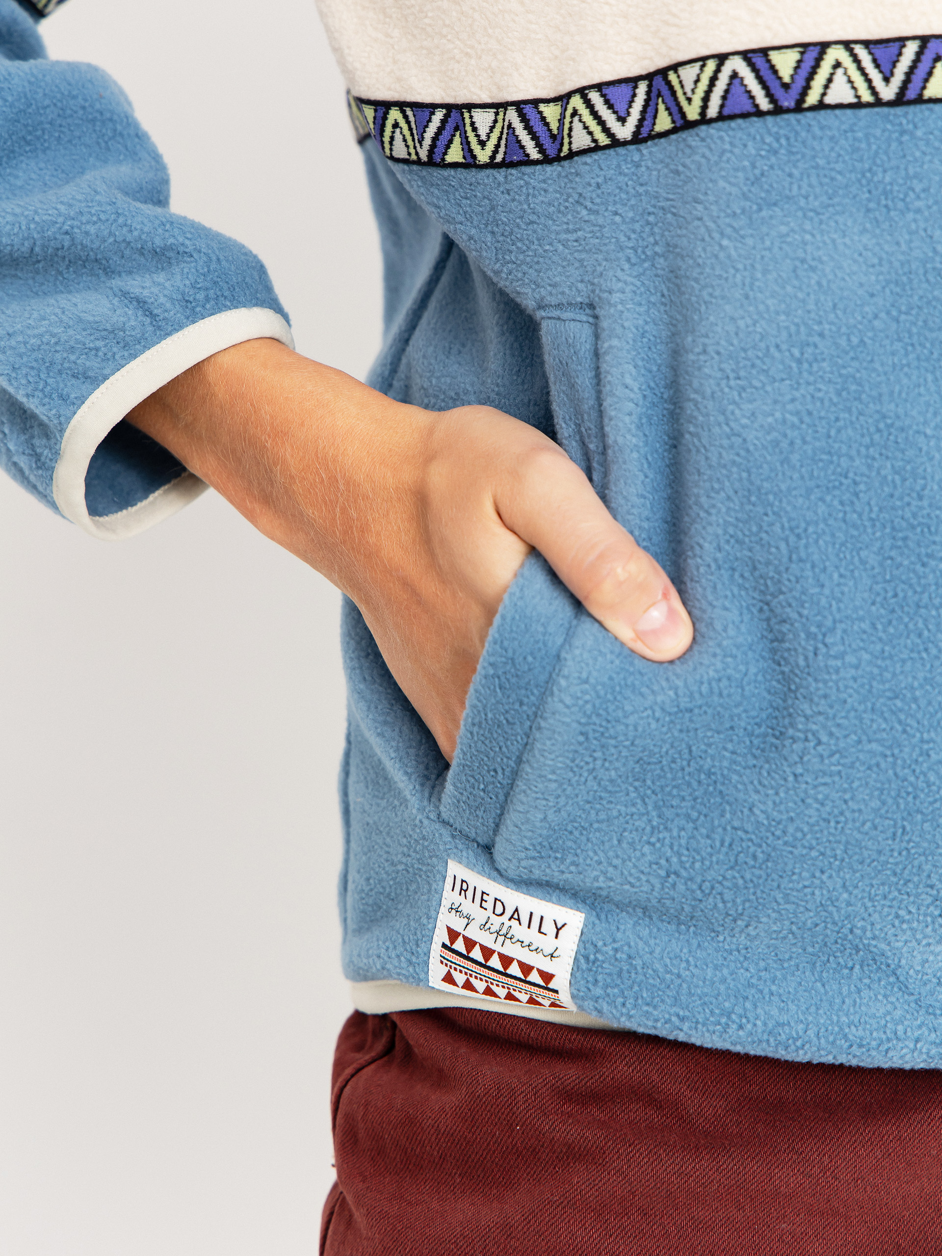 Жіночий Флісовий светр Iriedaily Holina (grey blue)