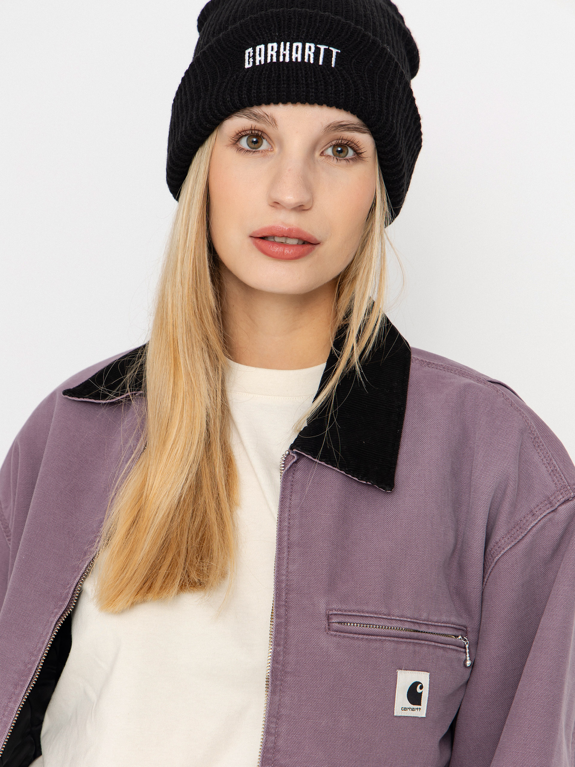 Куртка Carhartt WIP OG Detroit Wmn (phlox/black/stone canvas)