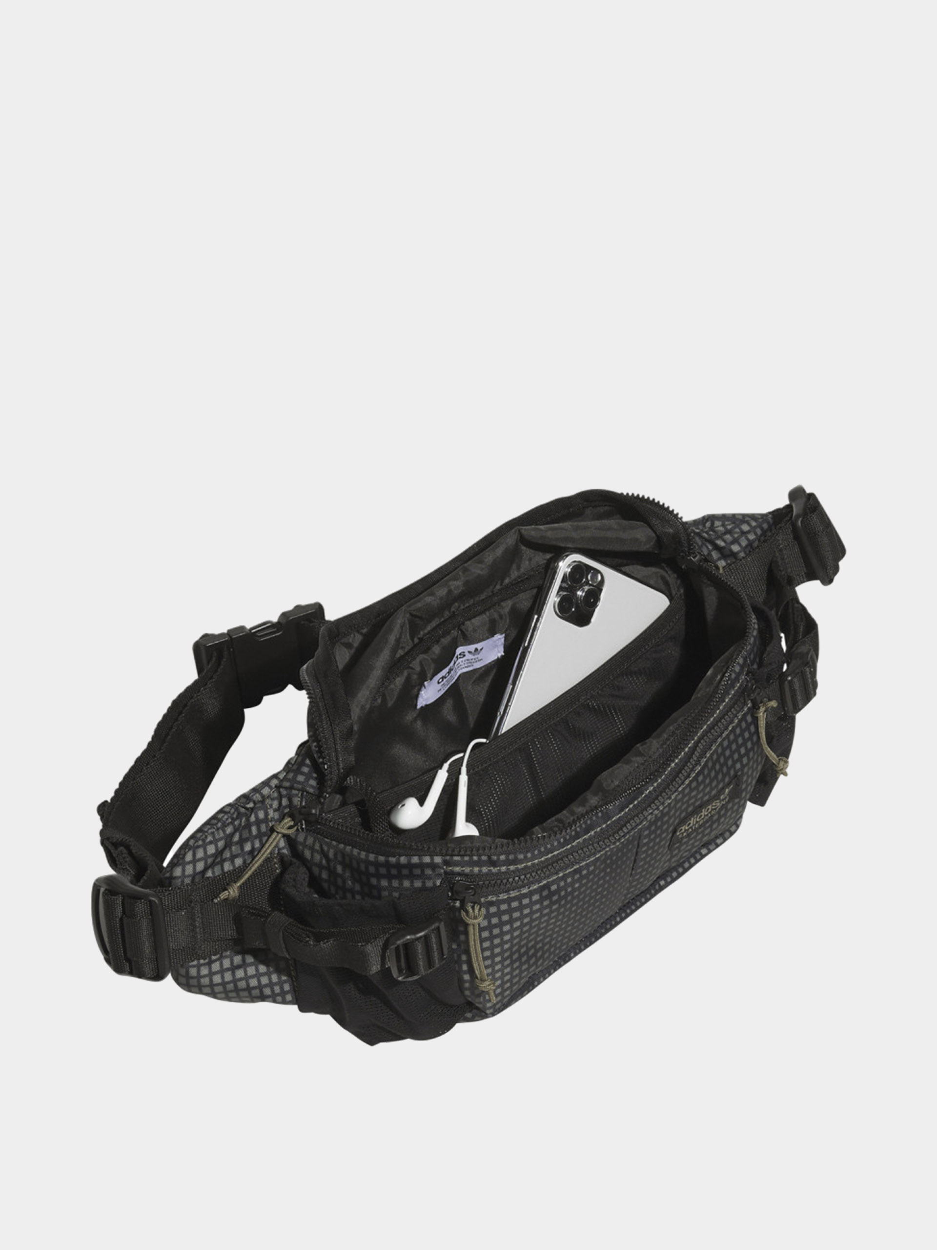 Сумка на пояс adidas Skatep Cross Body (olistr/black)