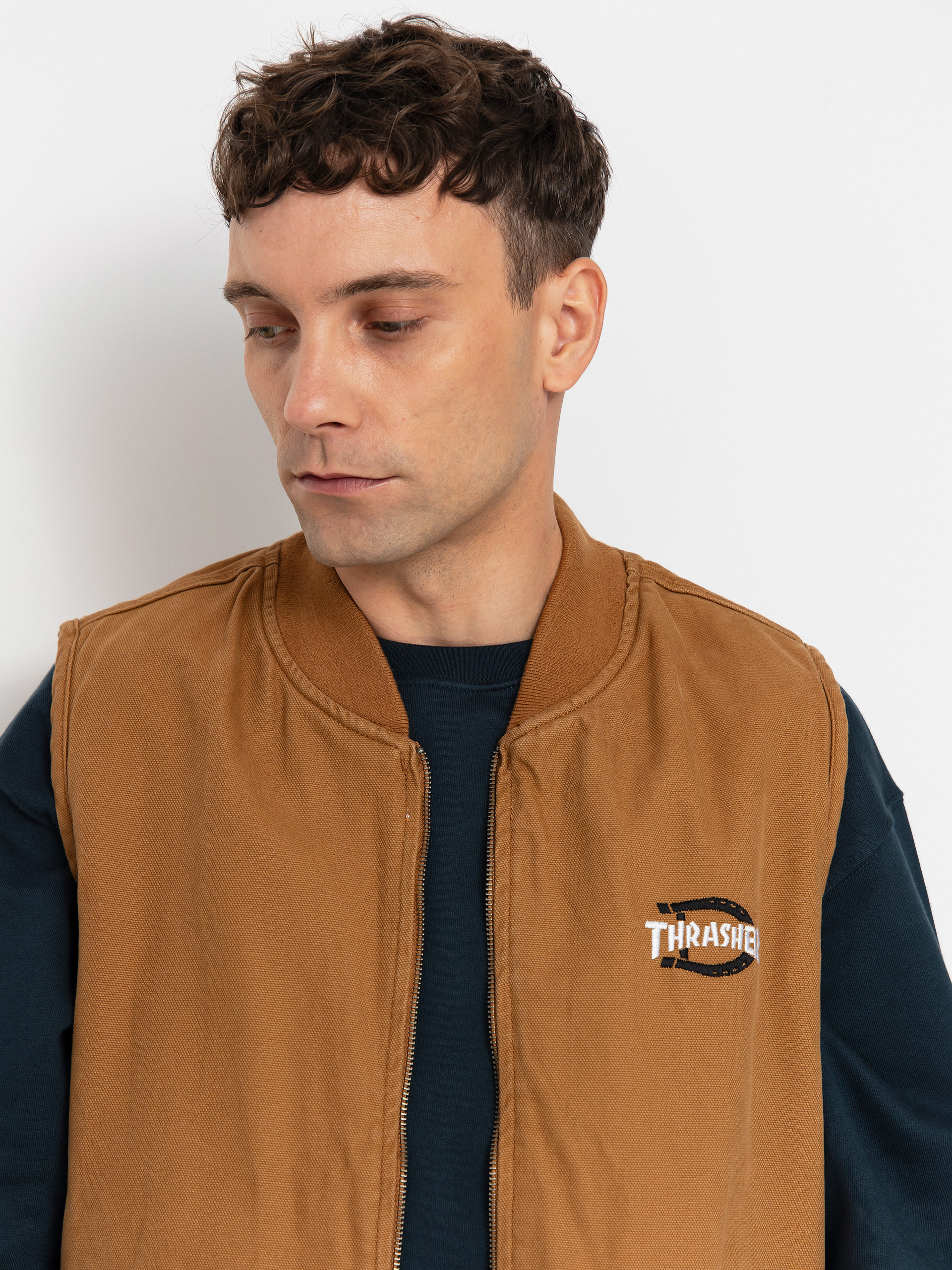 Безрукавка Dickies x Thrasher Vest (brown duck)