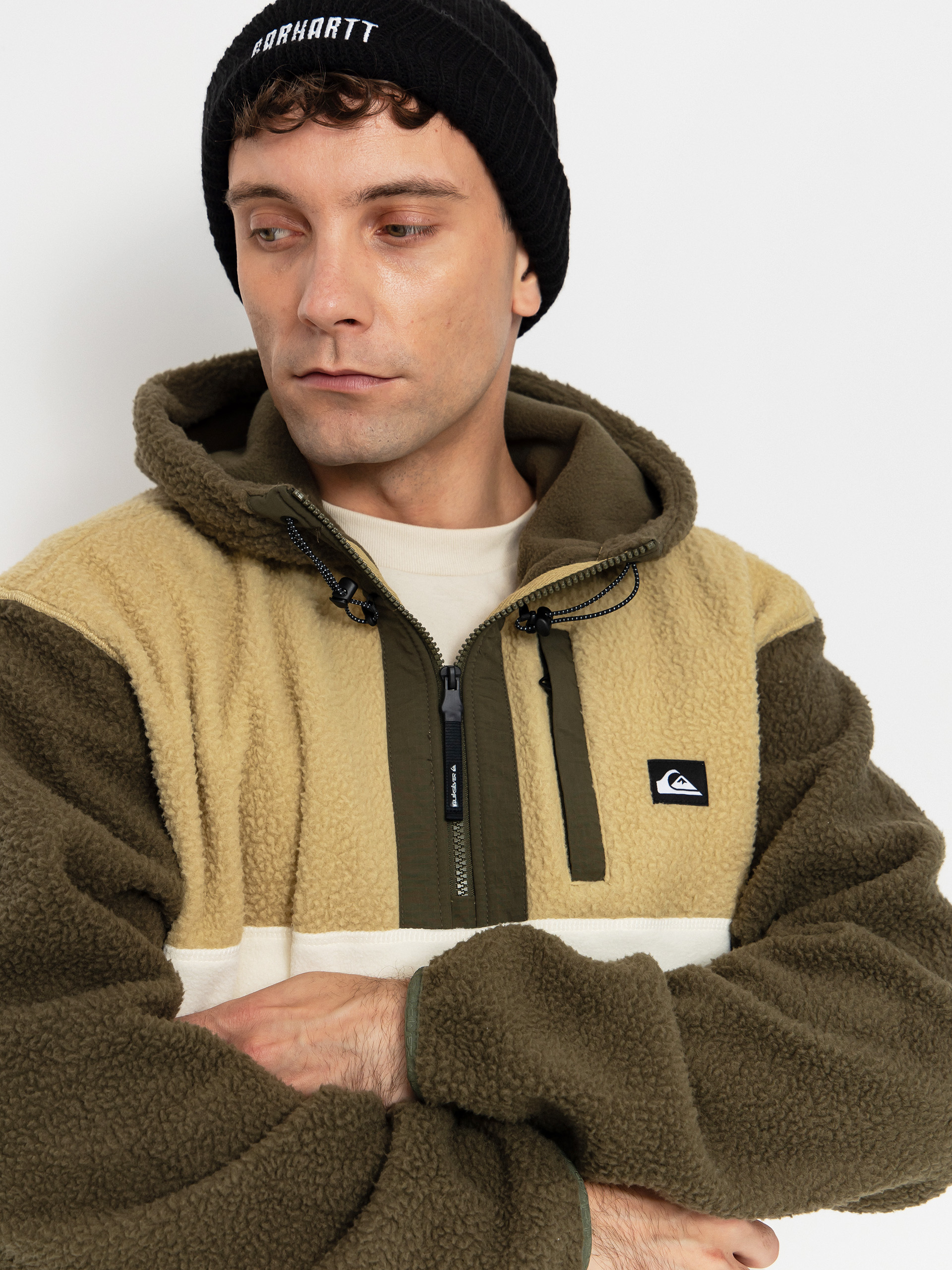 Чоловічий Флісовий светр Quiksilver Ocean View Mix Up Hoody (grape leaf)