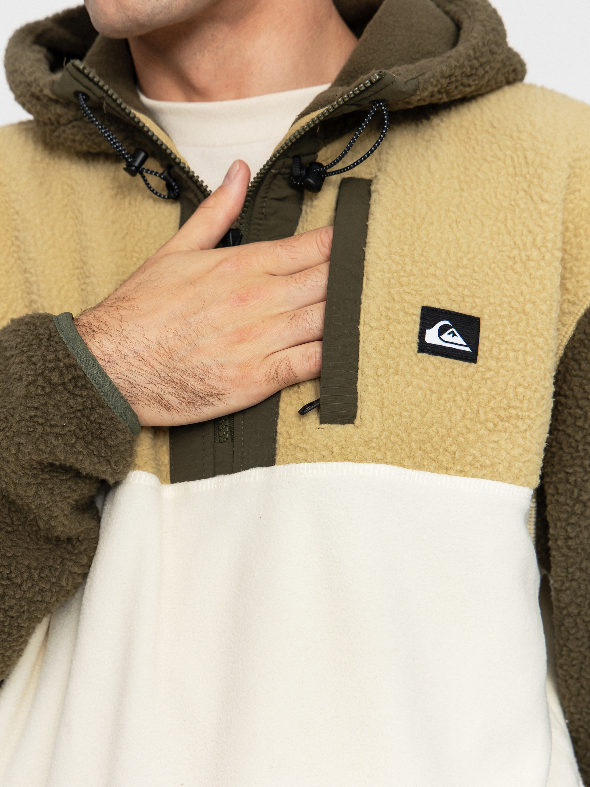 Чоловічий Флісовий светр Quiksilver Ocean View Mix Up Hoody (grape leaf)