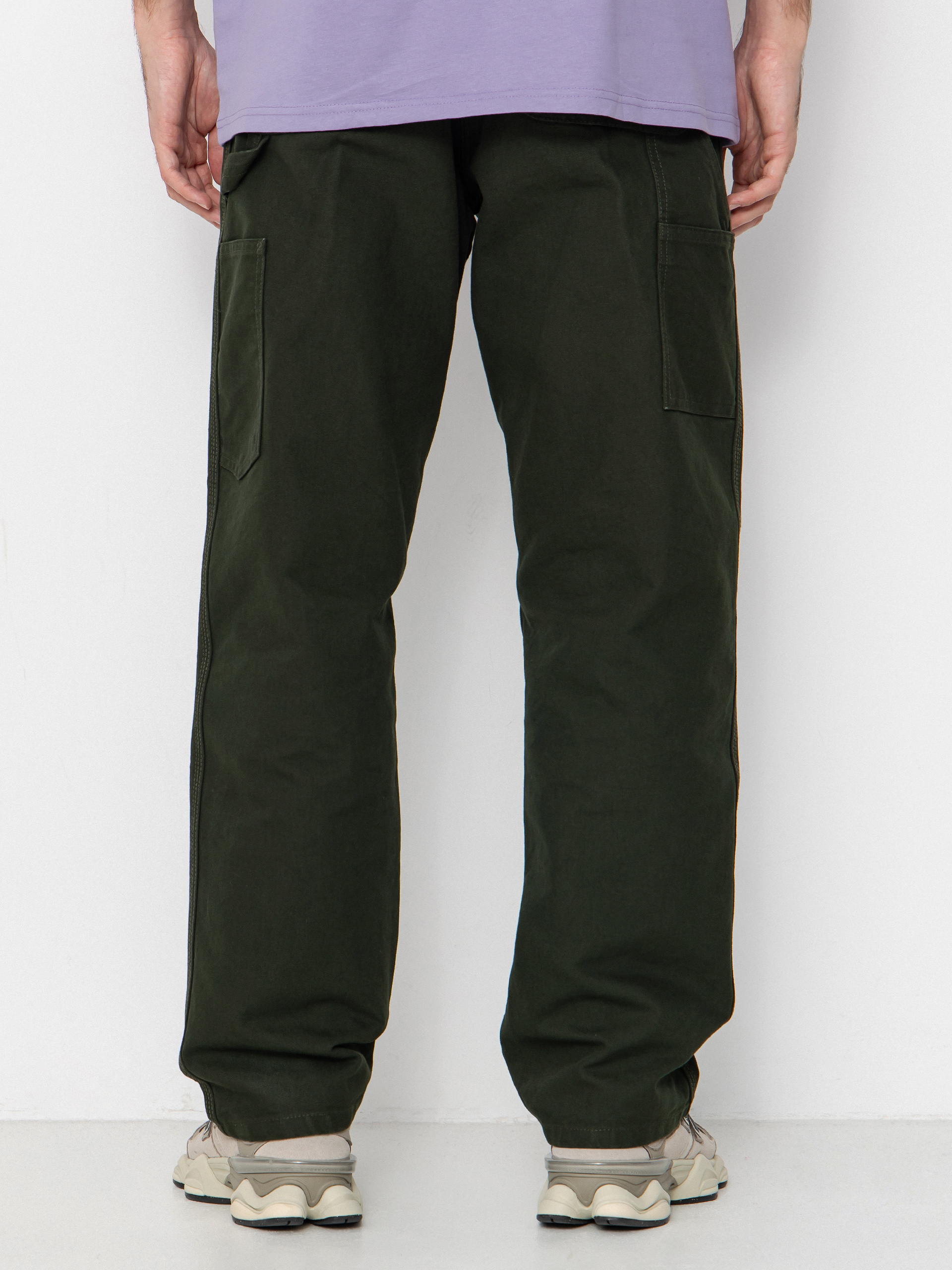 Штани Carhartt WIP Single Knee (olive/rinsed)