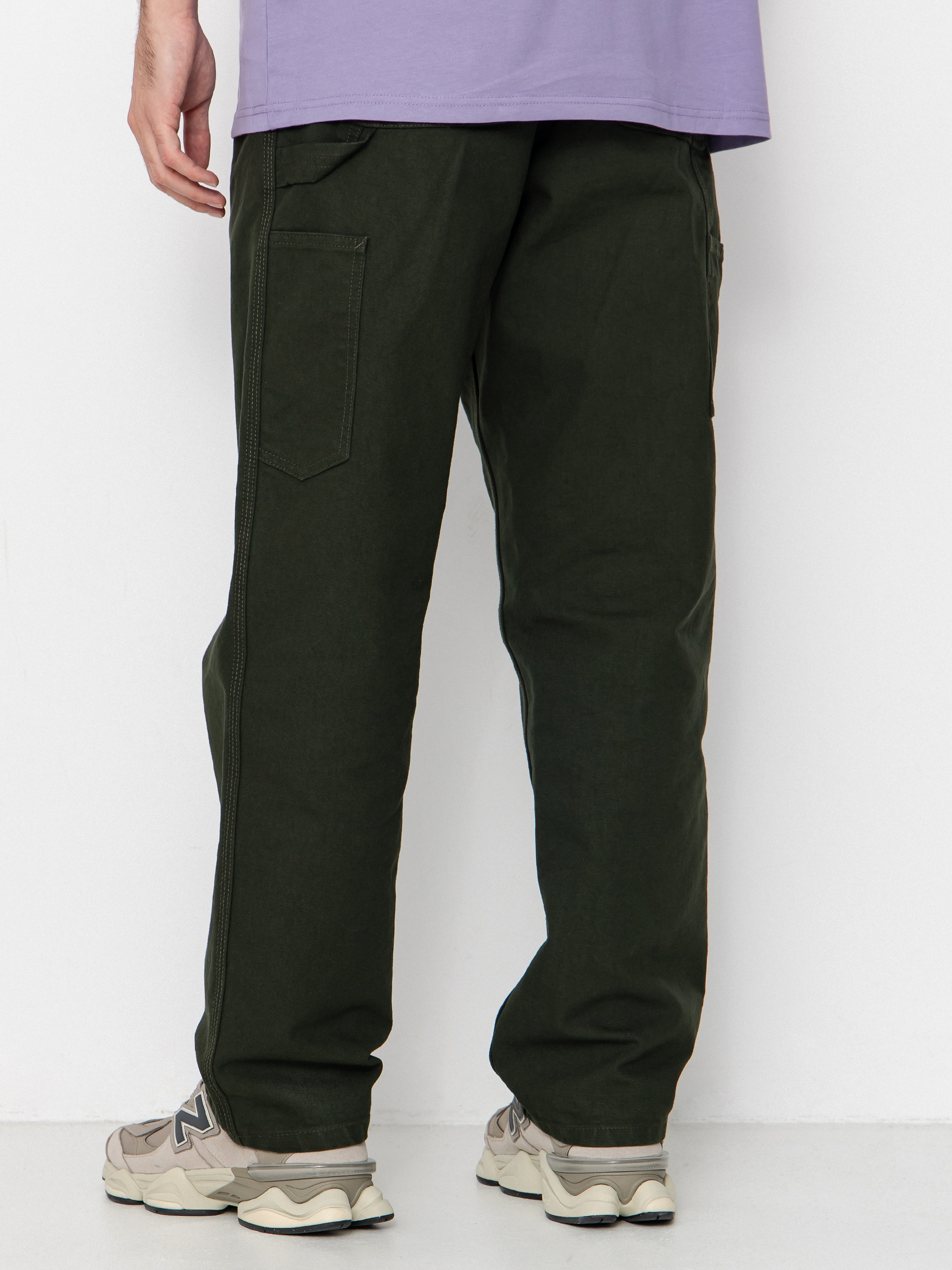 Штани Carhartt WIP Single Knee (olive/rinsed)