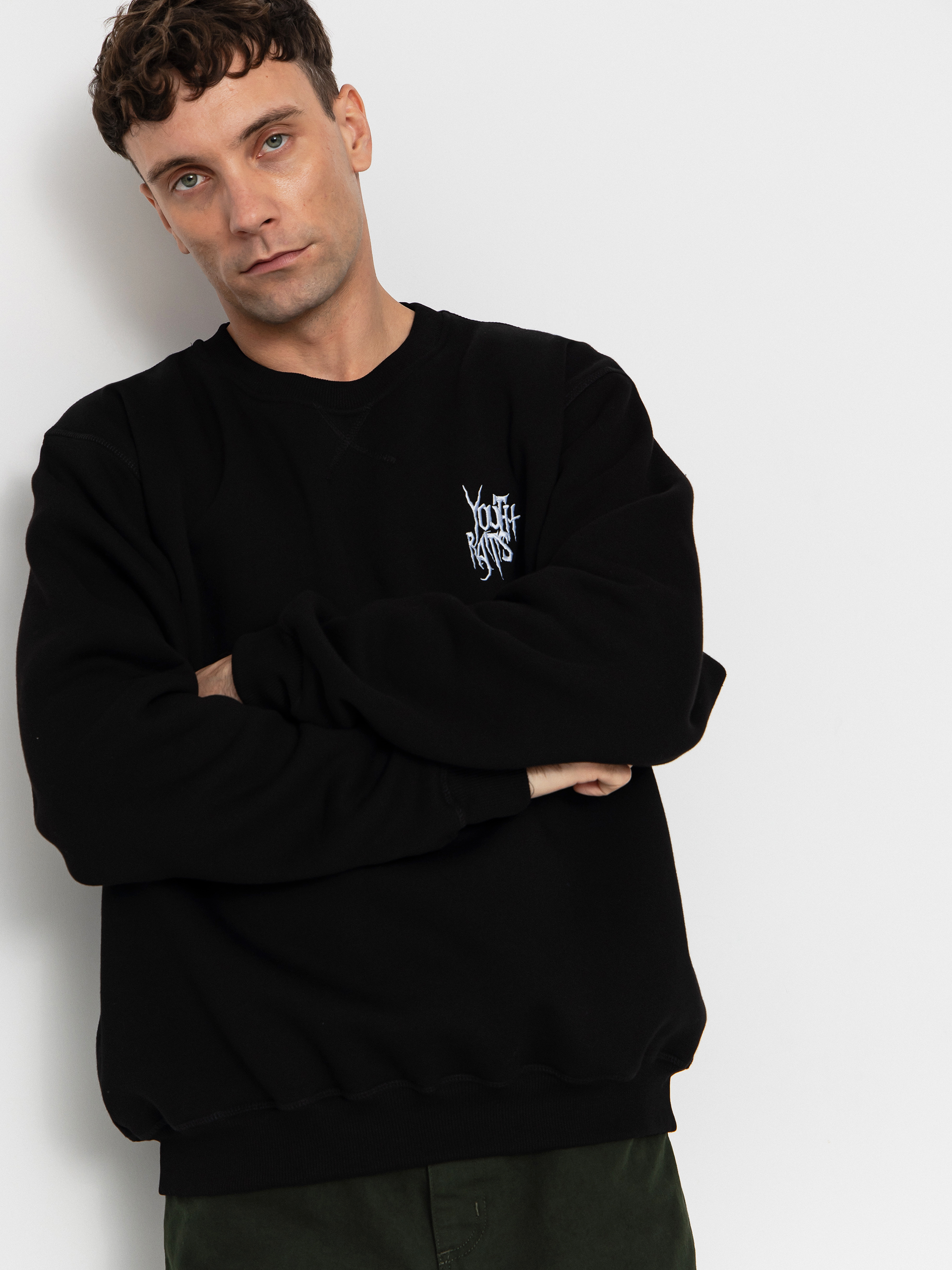 Світшот Youth Skateboards Skate Rat Crew (black)