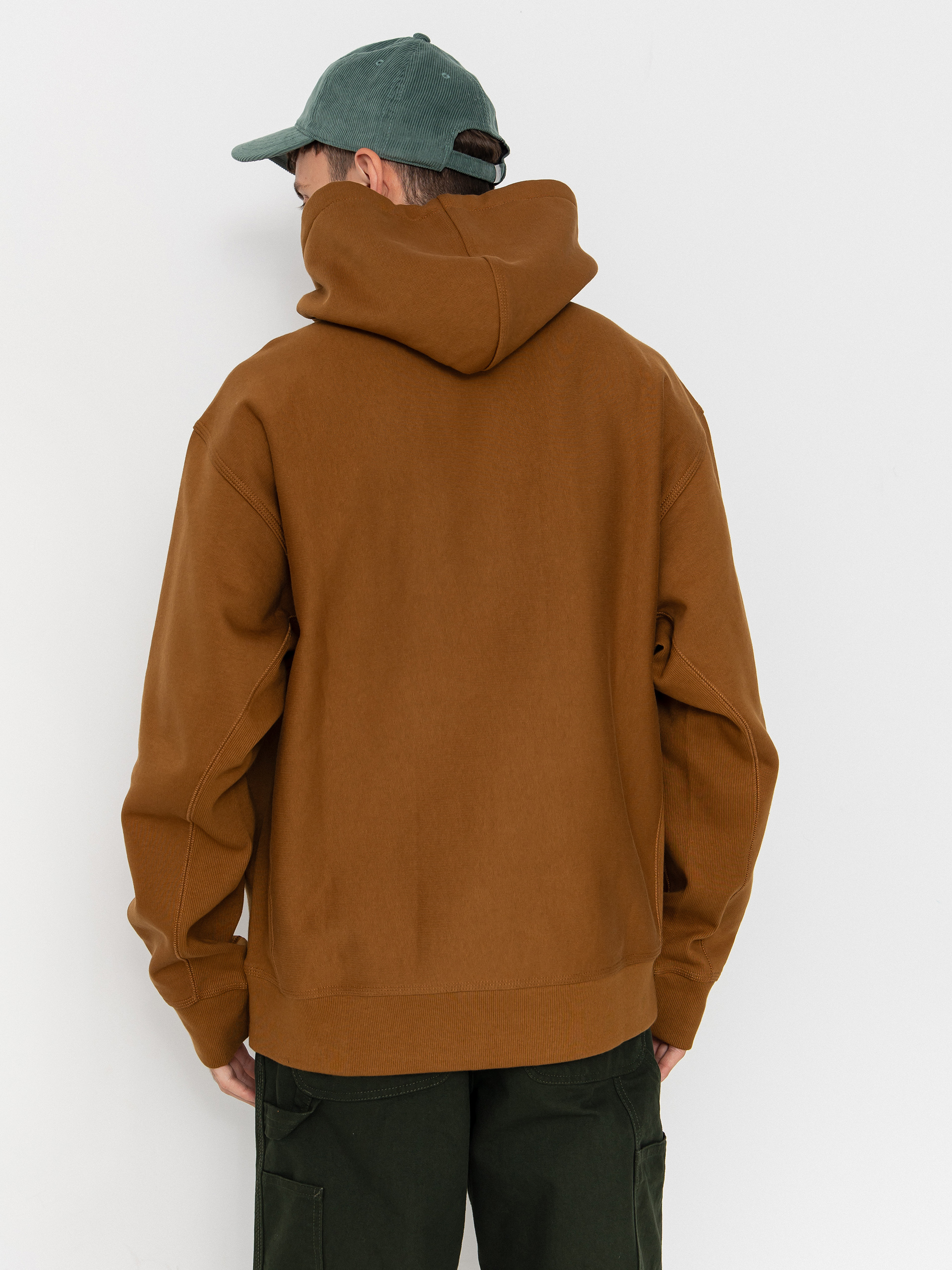 Худі Carhartt WIP American Script HD (hamilton brown)