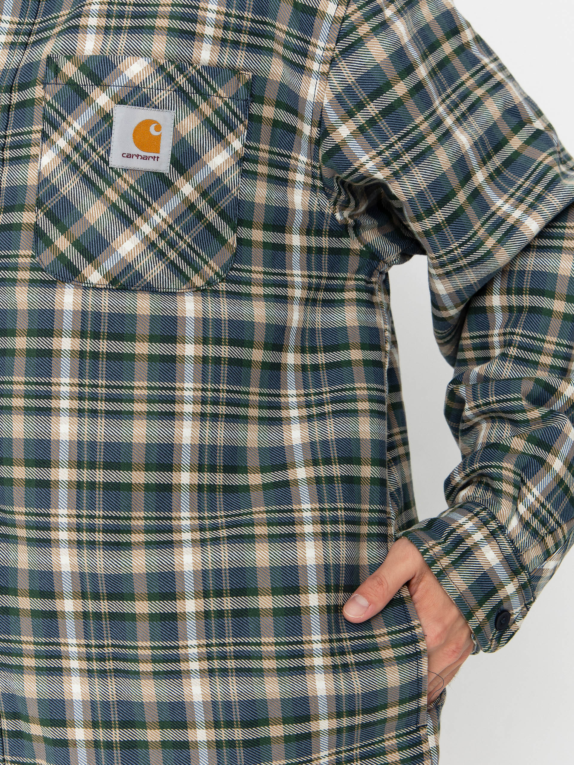 Куртка Carhartt WIP Cronyn (cronyn check/dark navy)