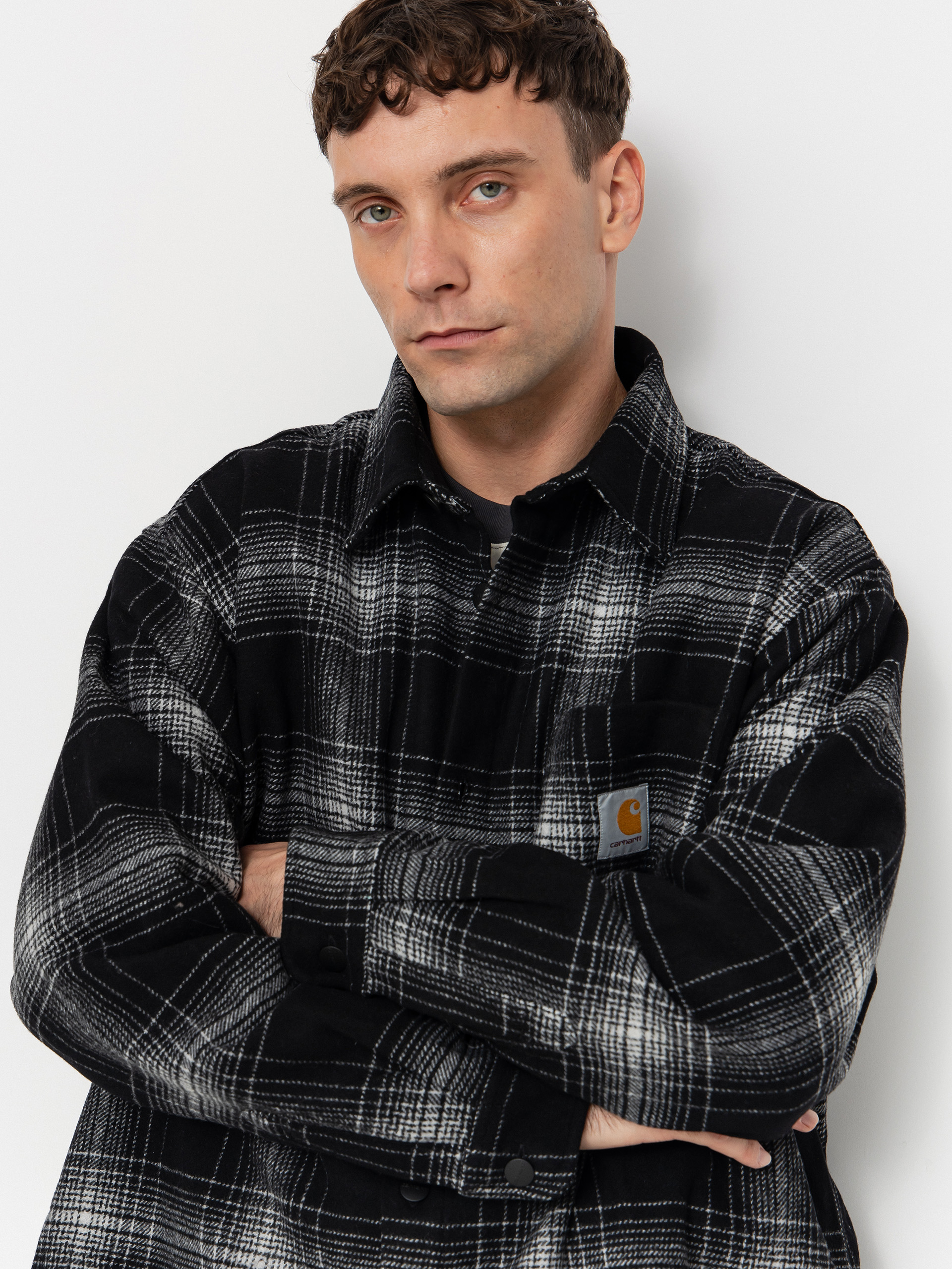 Куртка Carhartt WIP Brennan (brennan check/black/wax)