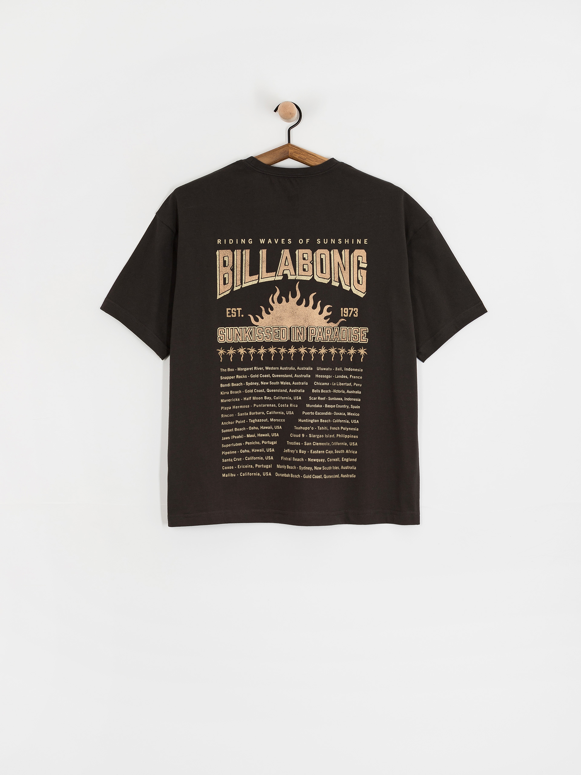 Футболка Billabong Paradise Sunkiss Wmn (off black)