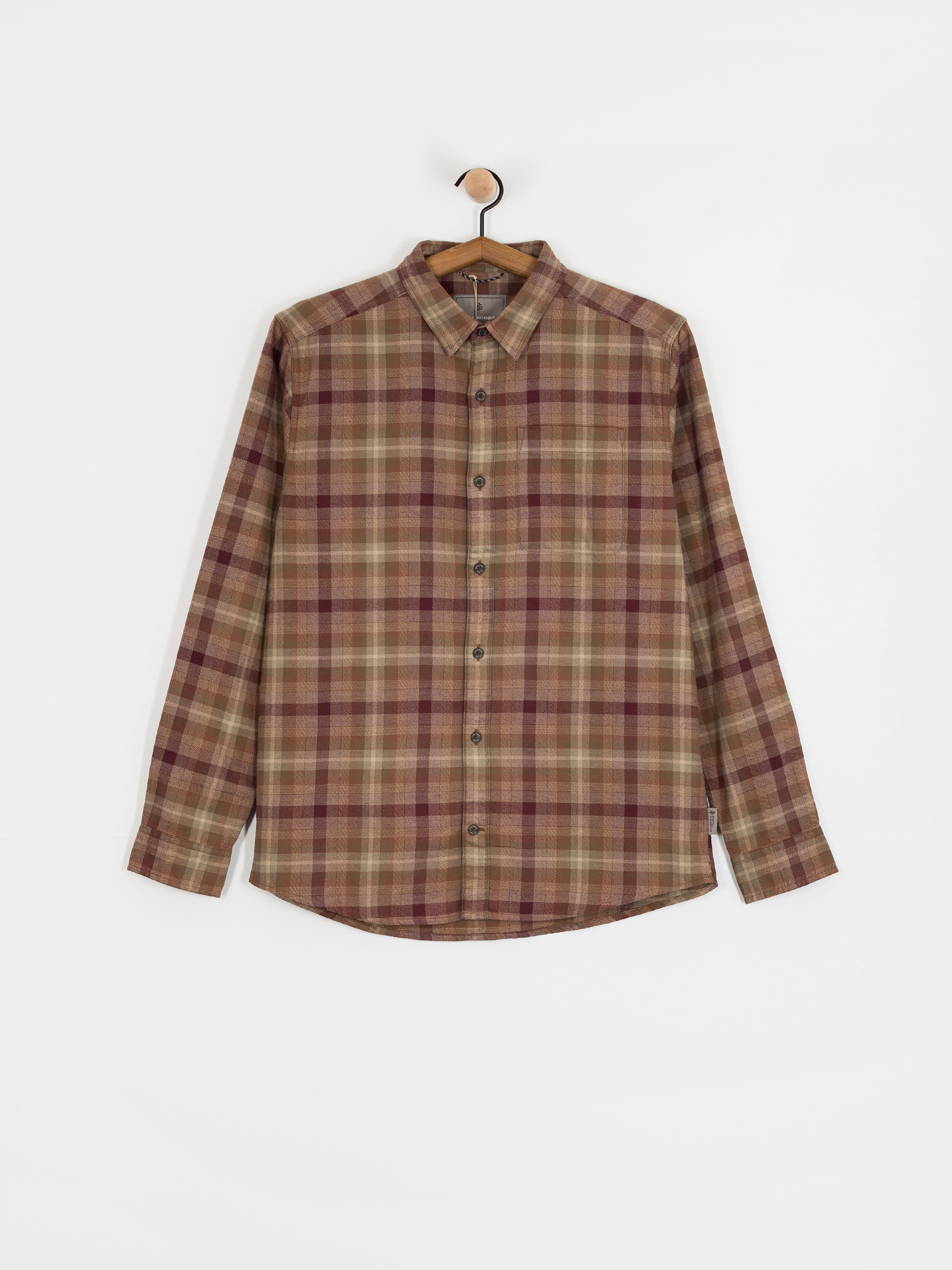 Сорочка Royal Robbins Lieback Organic Cotton Flannel (dusty olive dipsea pld)