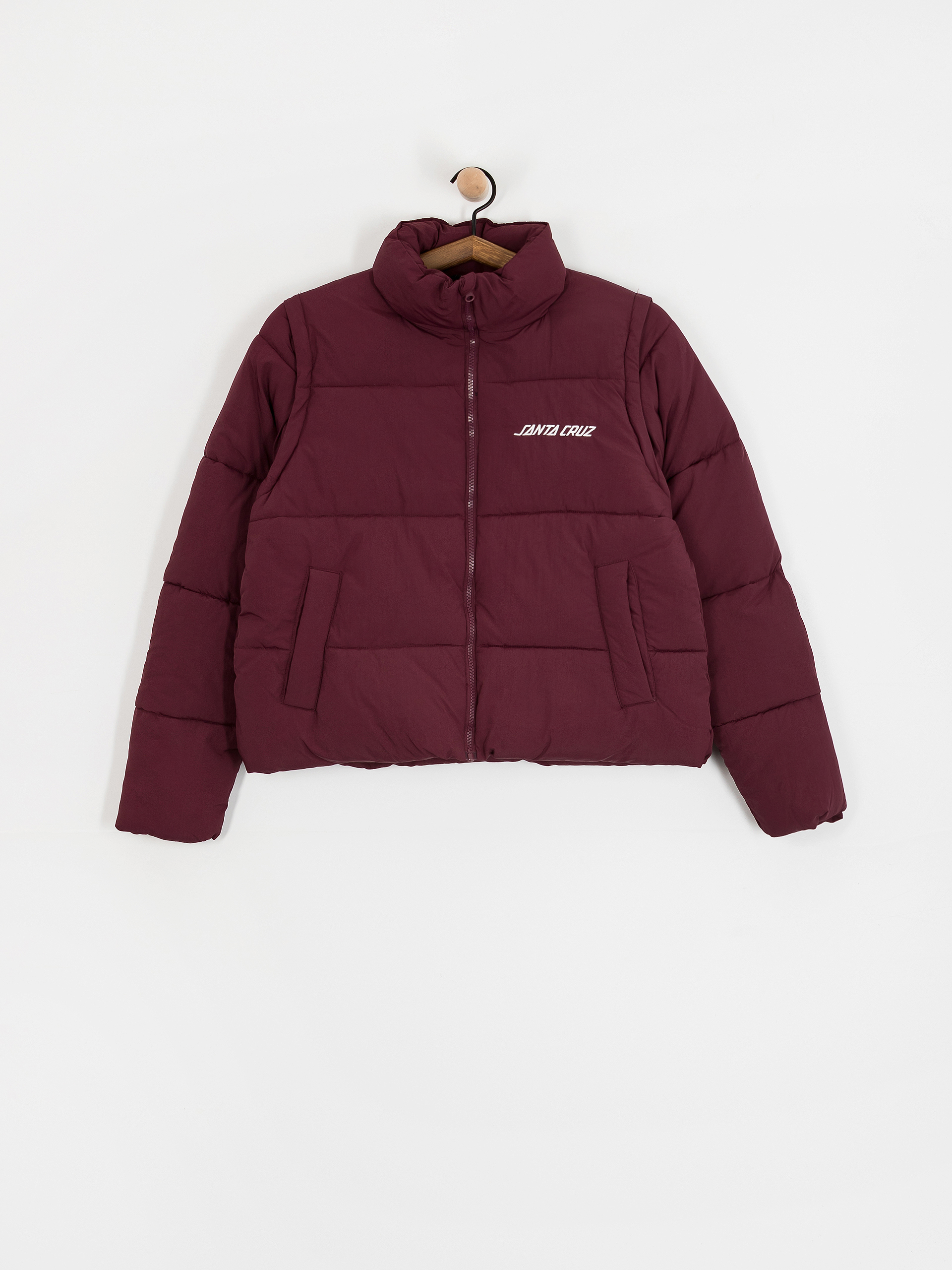 u041au0443u0440u0442u043au0430 Santa Cruz Strip 2 In 1 Quilted Wmn (dark cherry)