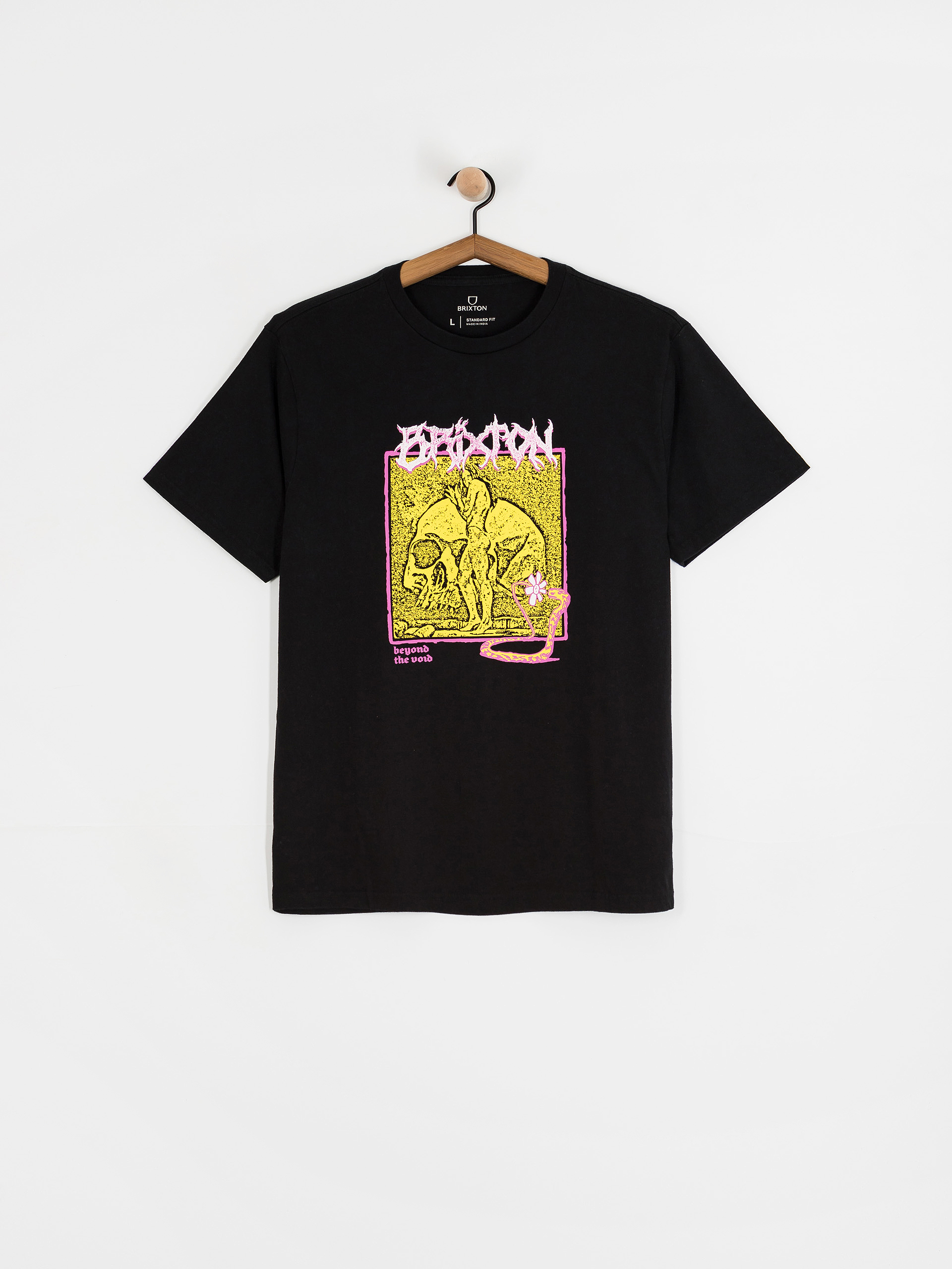 Футболка Brixton Void Premium Stt (black worn wash)