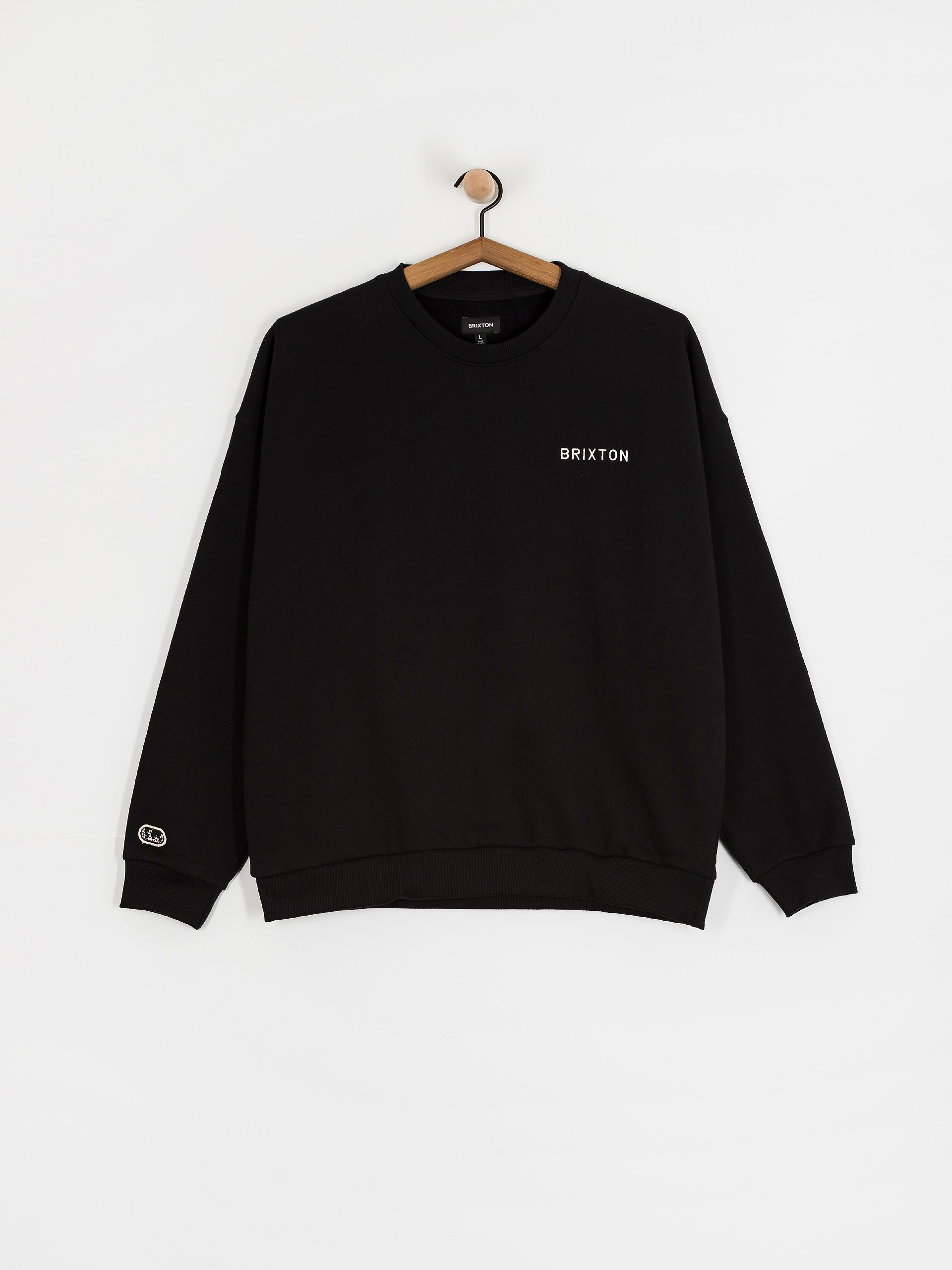 Світшот Brixton Embroidered Heavy Weight (black)