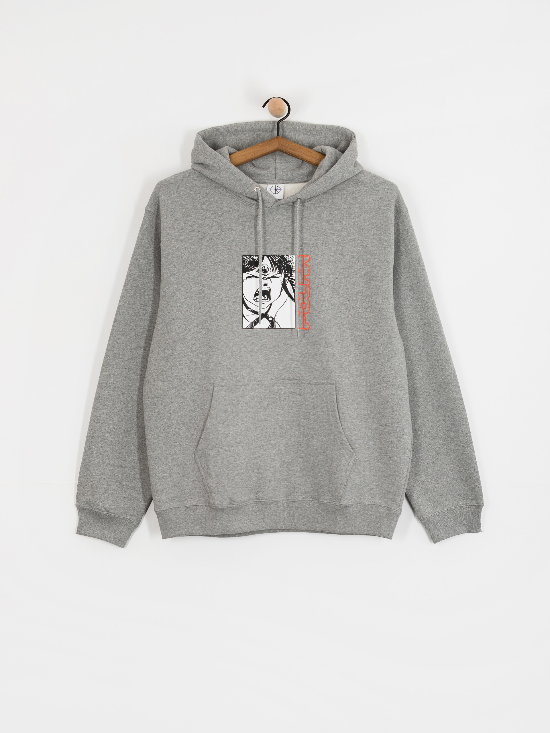 Худі Polar Skate Dave Third Eye HD (heather grey)