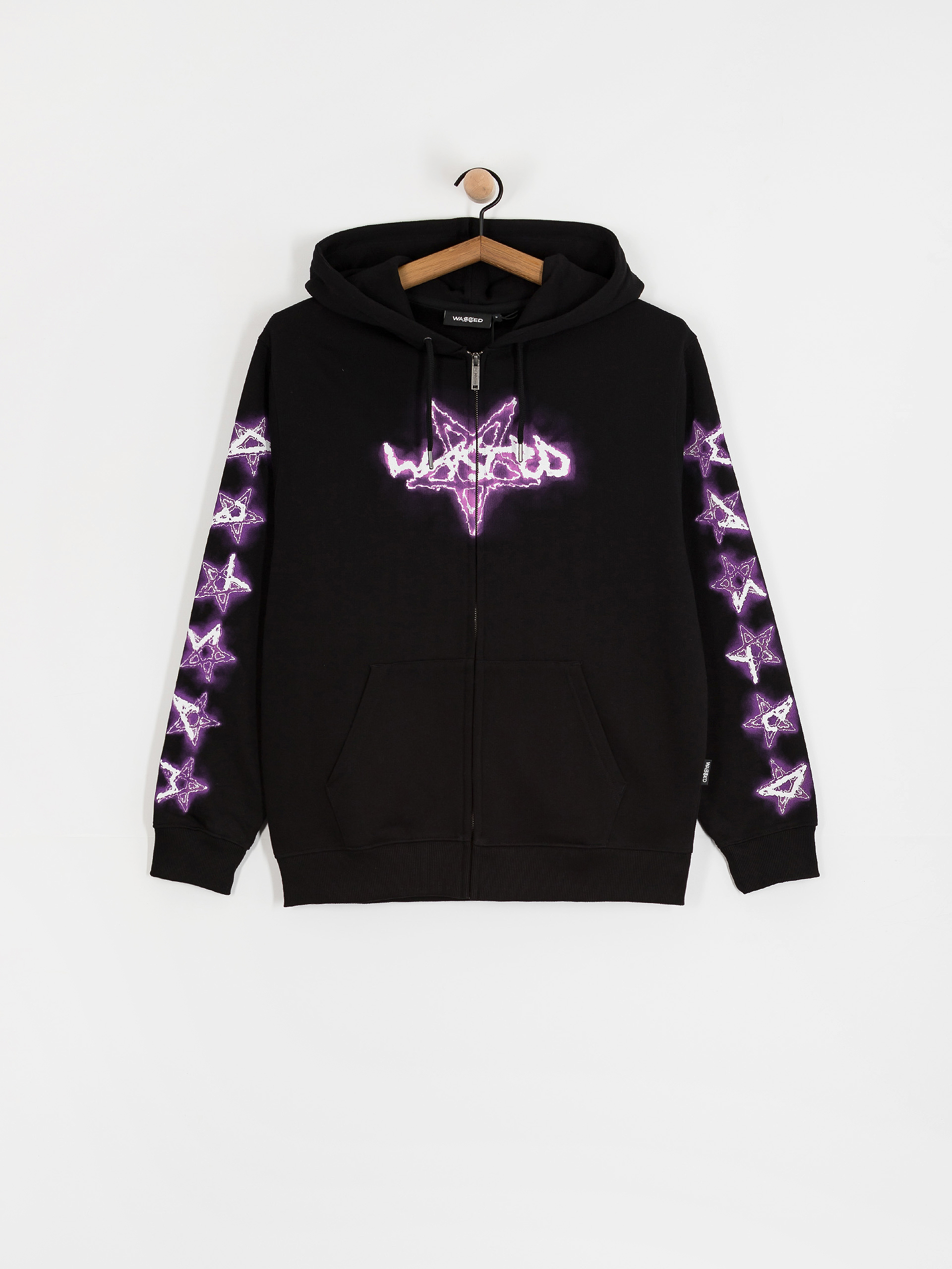 Худі Wasted Paris Surt ZHD (black/violet)