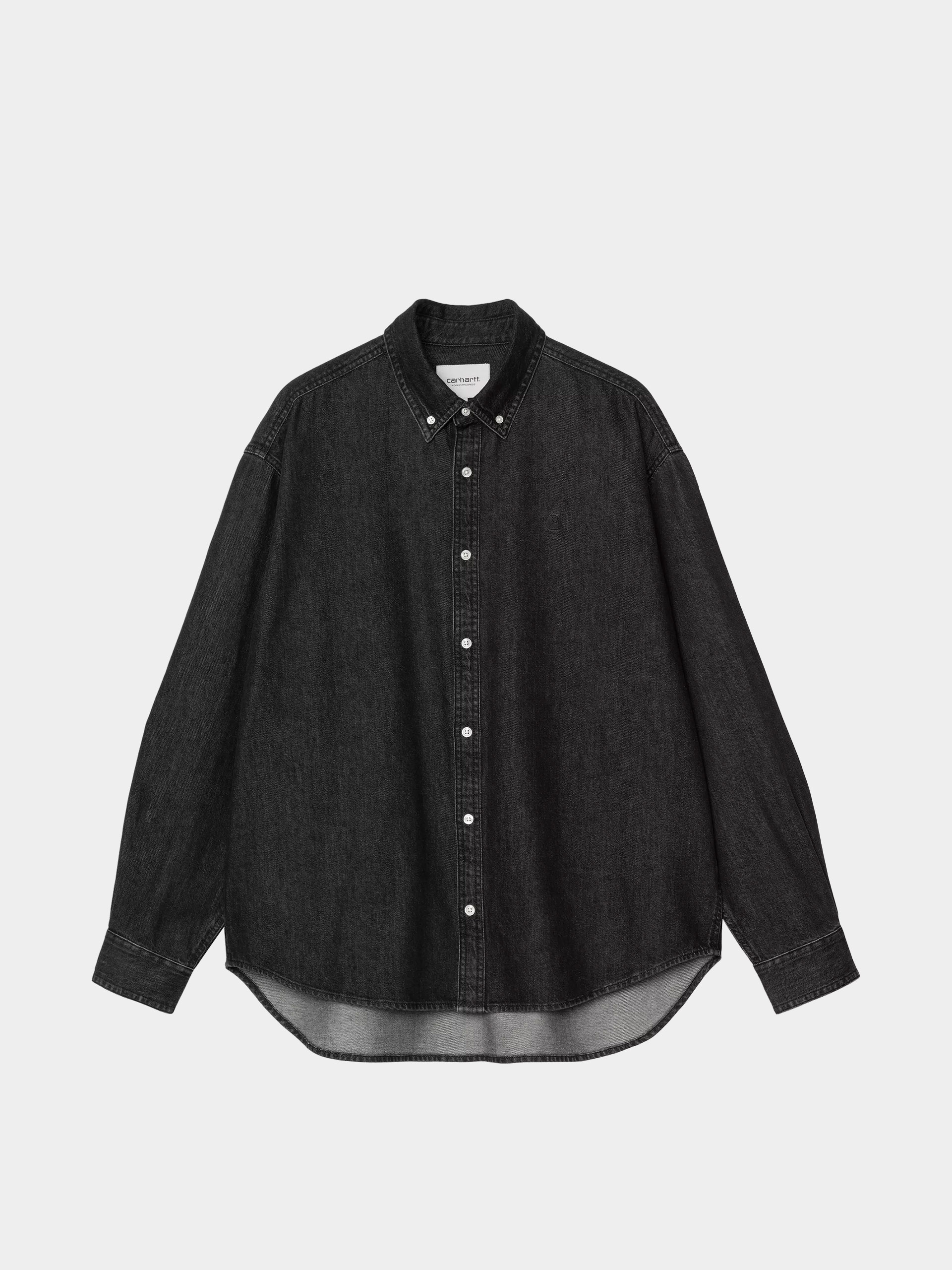 Сорочка Carhartt WIP Lucas (black/stone washed)