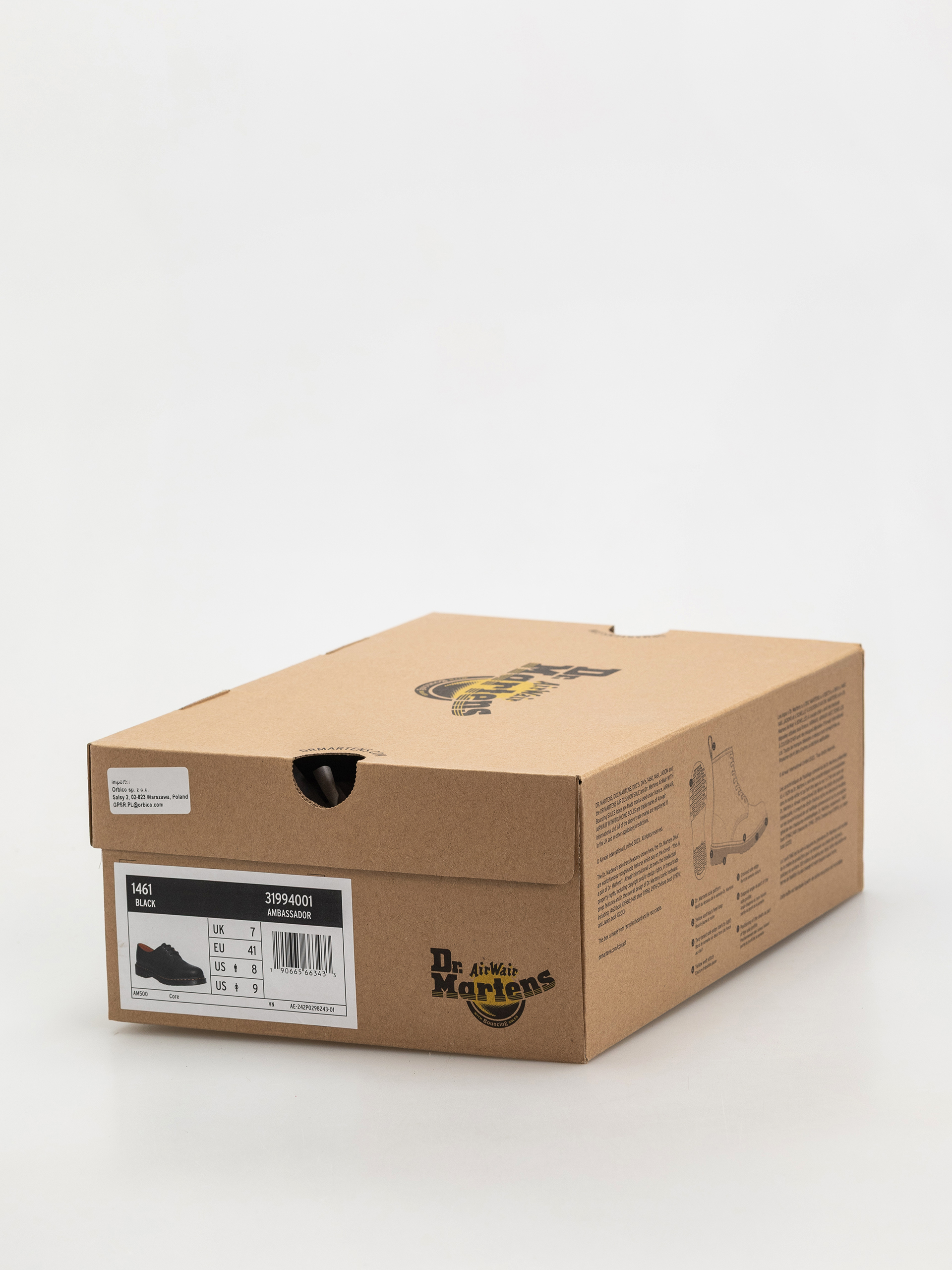 Взуття Dr. Martens 1461 (black ambassador)