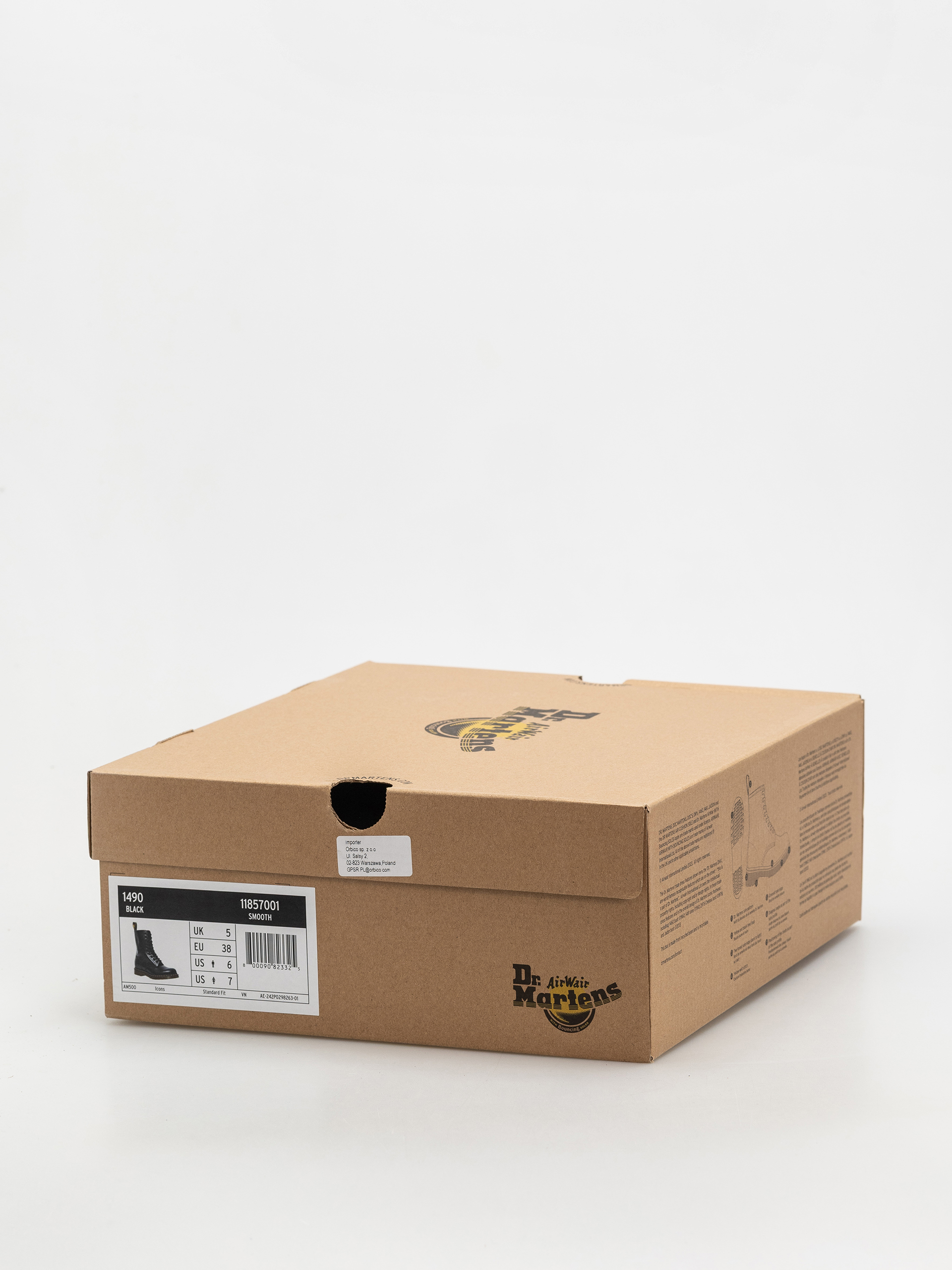 Взуття Dr. Martens 1490 (black smooth)