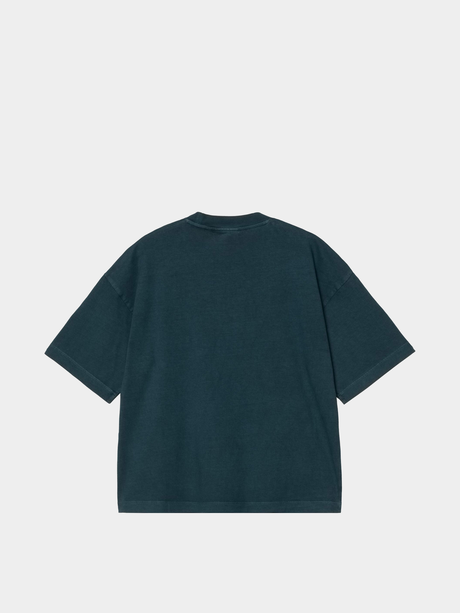 Футболка Carhartt WIP Nelson Wmn (deep lagoon/garment dyed)
