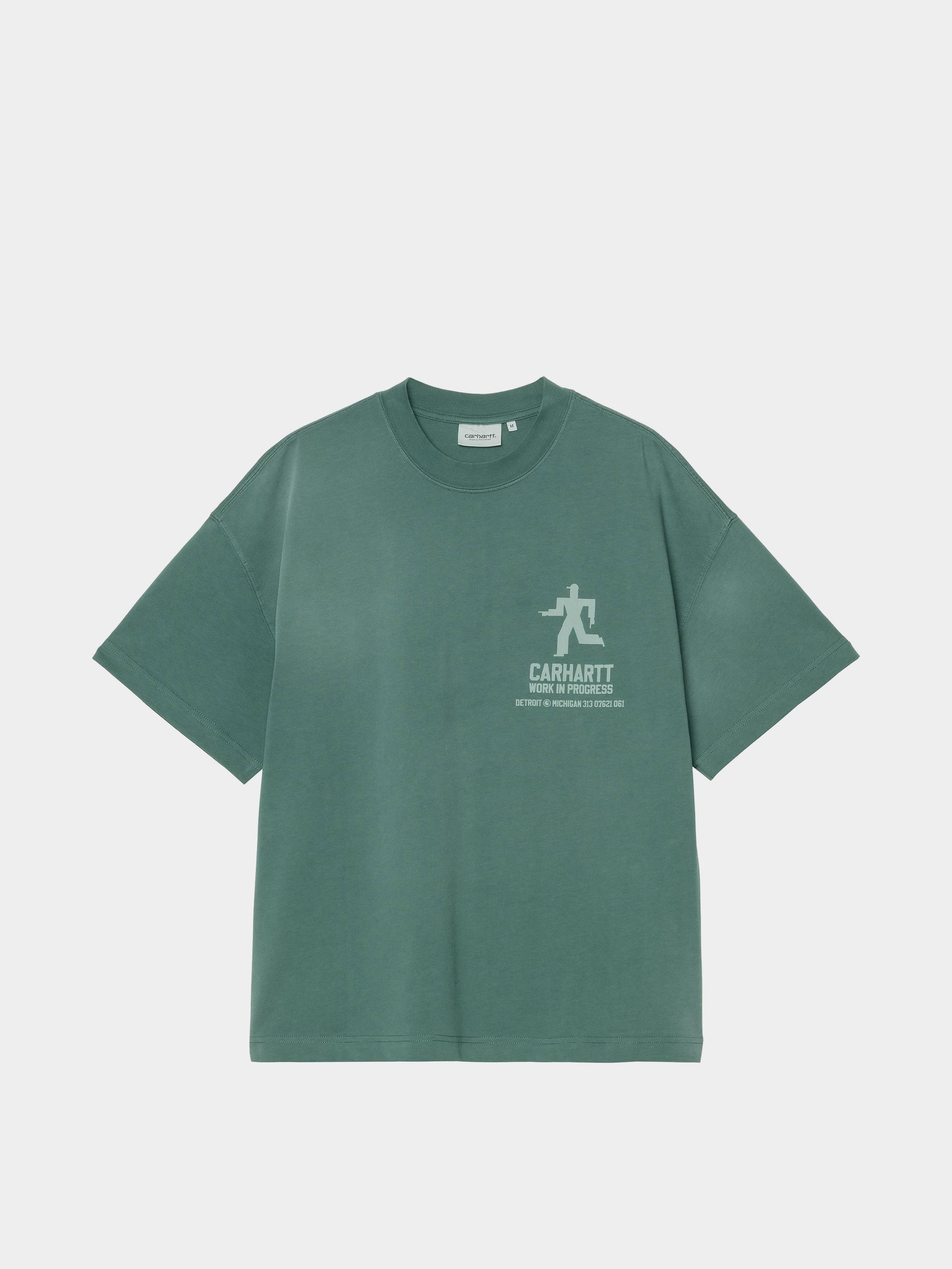 Футболка Carhartt WIP Distance (dark fir/stone dyed)