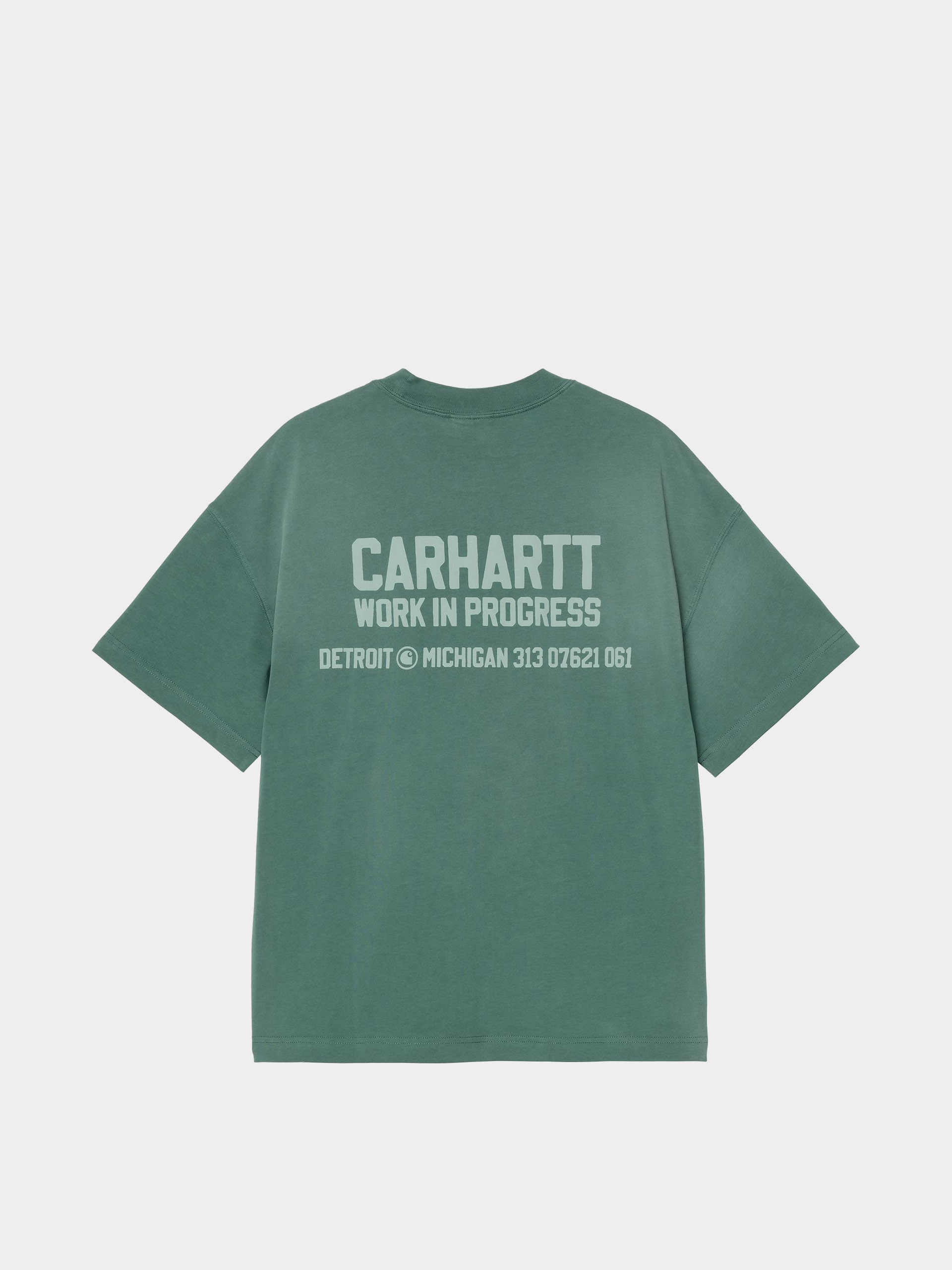 Футболка Carhartt WIP Distance (dark fir/stone dyed)