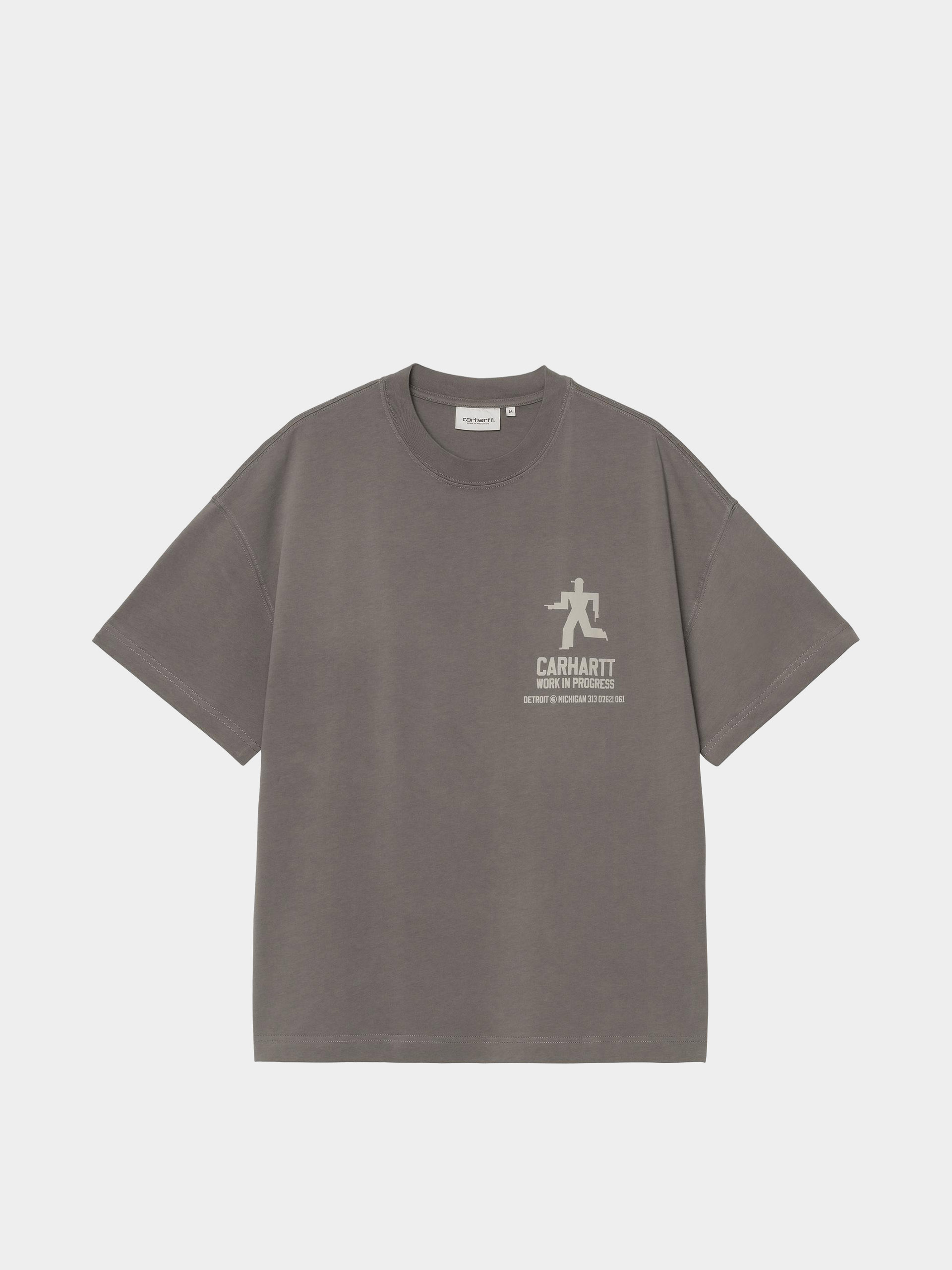 Футболка Carhartt WIP Distance (graphite/stone dyed)
