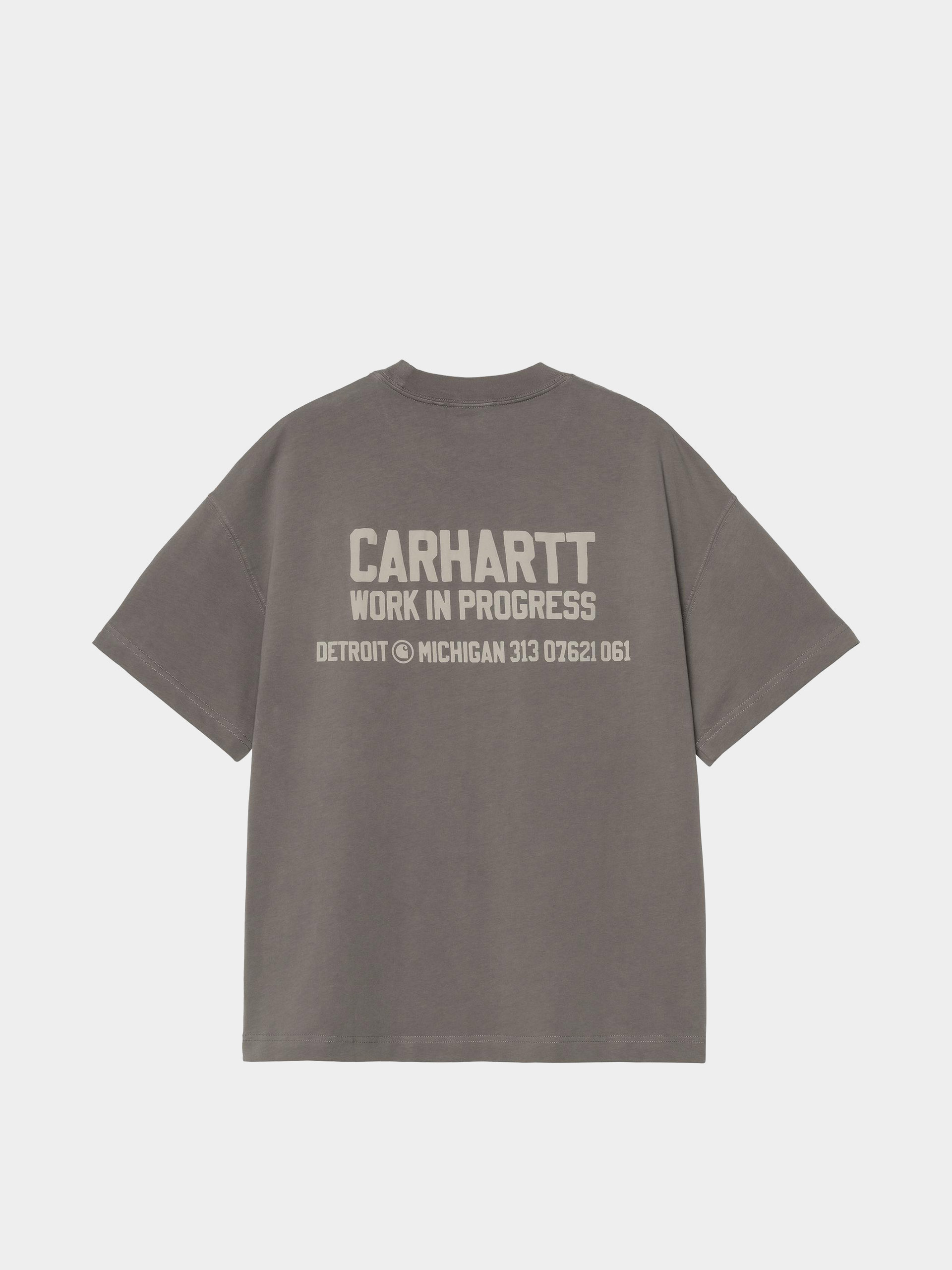 Футболка Carhartt WIP Distance (graphite/stone dyed)