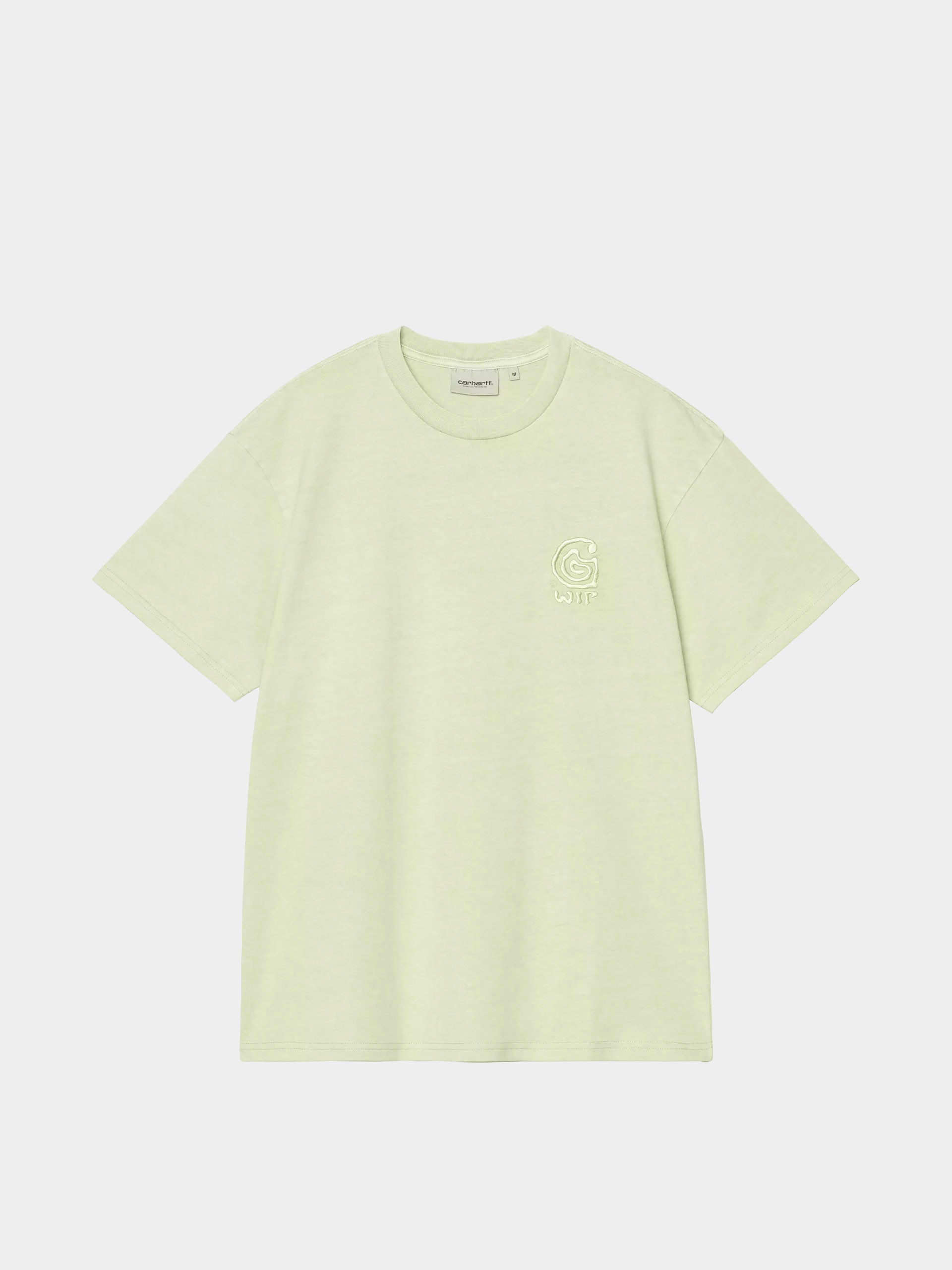 Футболка Carhartt WIP Helix Redux (pale olive/garment dyed)