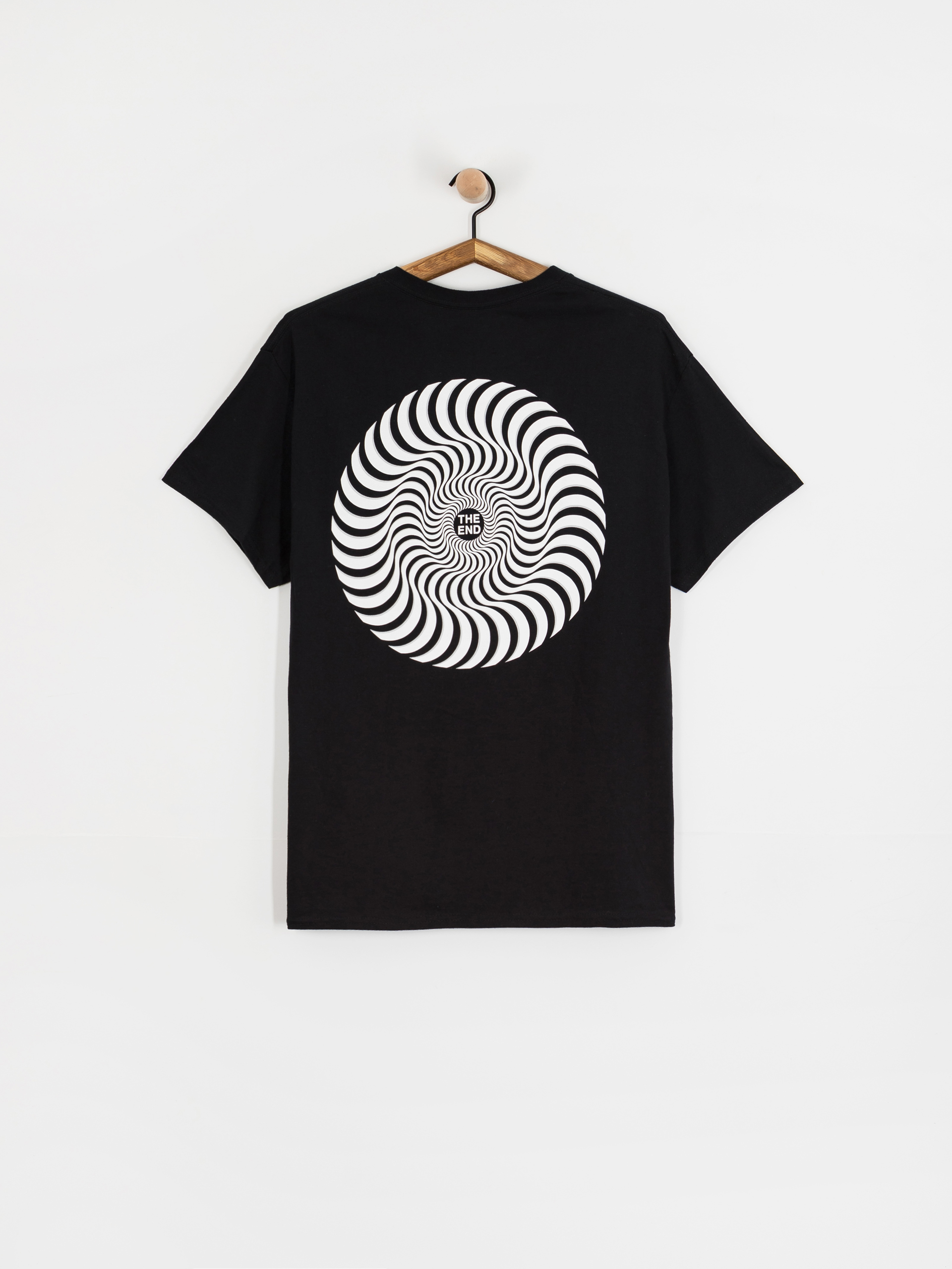 Футболка Spitfire Classic Swirl Overlay (black/white/grey)