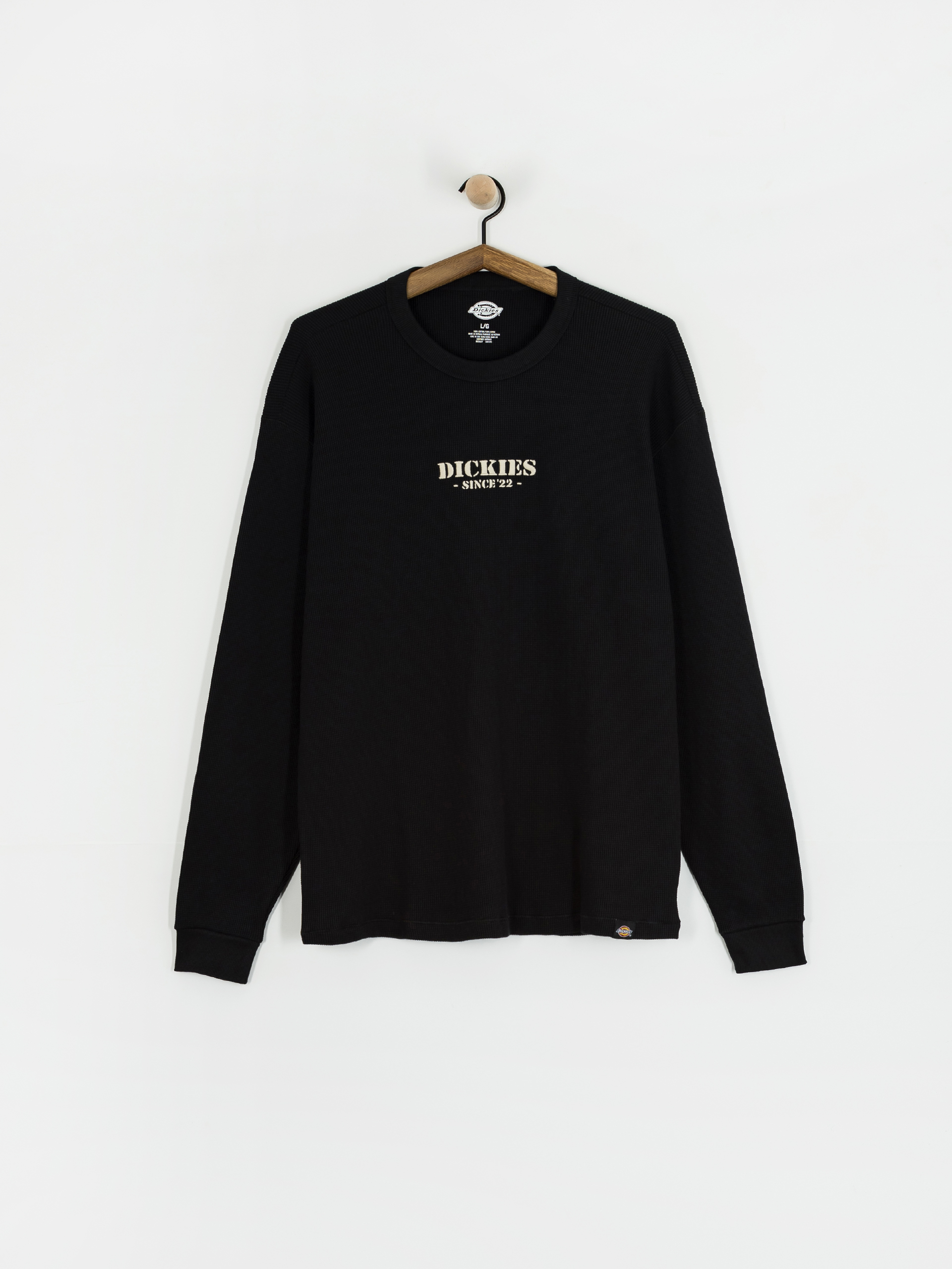 Лонгслів Dickies Waffle (black)
